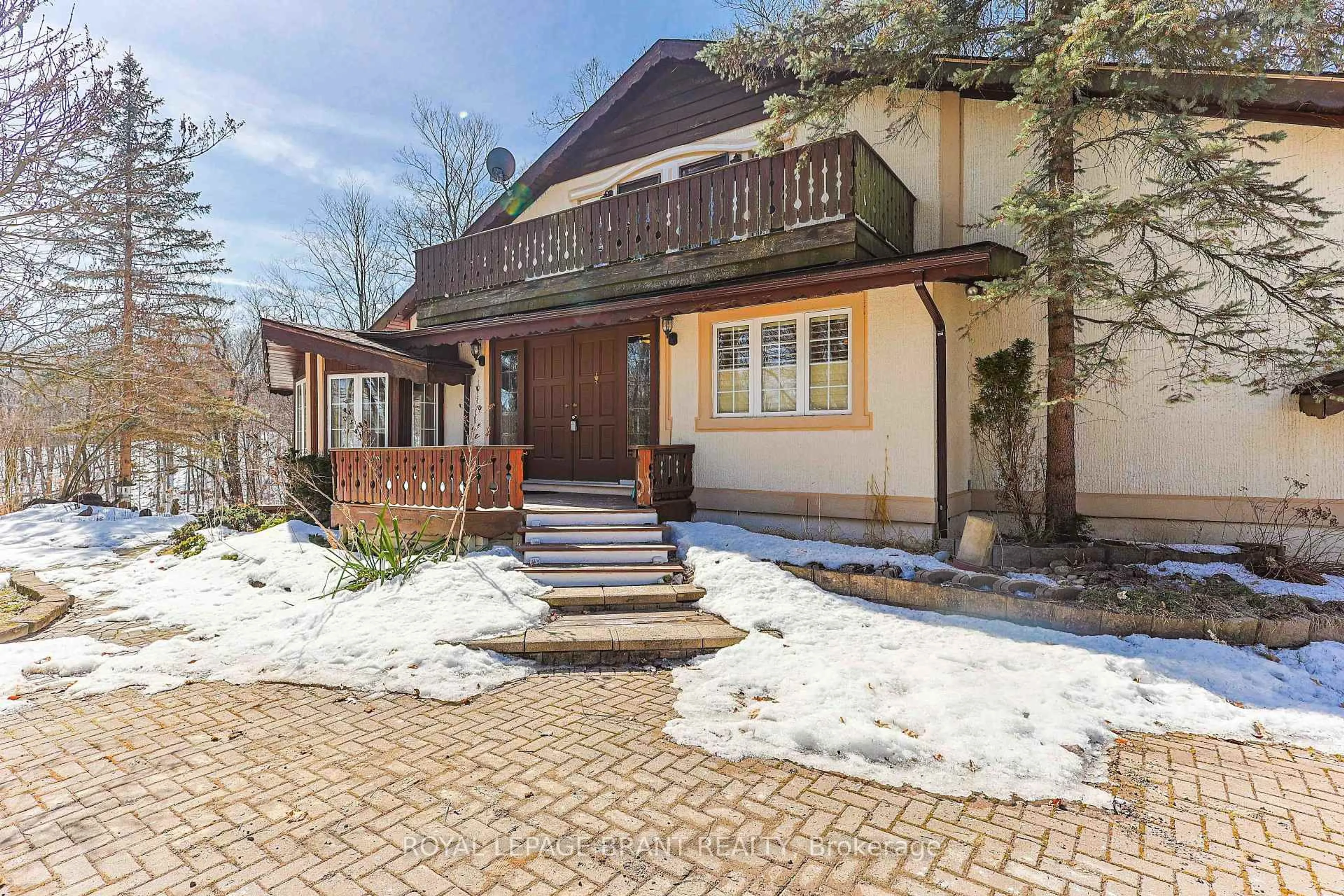 Home with brick exterior material, street for 226 McLean School Rd, Brant Ontario N0E 1N0