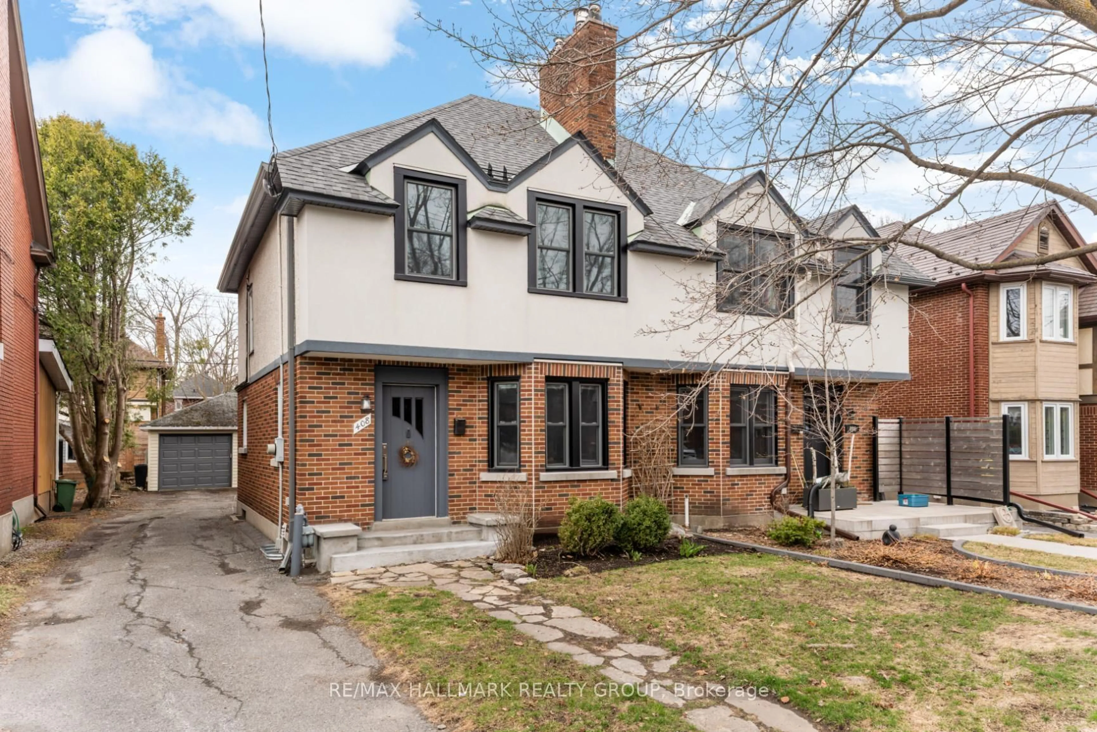 Home with brick exterior material, street for 408 Holland Ave, Ottawa Ontario K1Y 0Z2