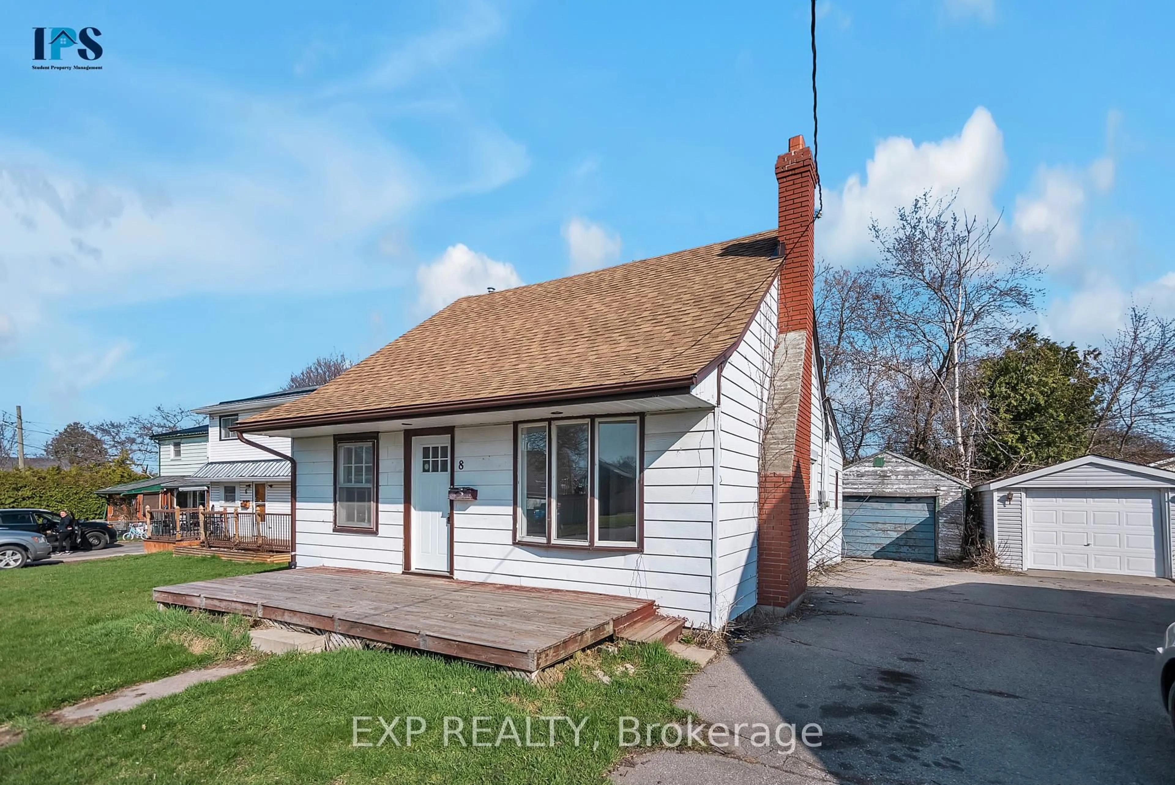 A pic from outside/outdoor area/front of a property/back of a property/a pic from drone, street for 8 Jackson St, Quinte West Ontario K8V 1Z7