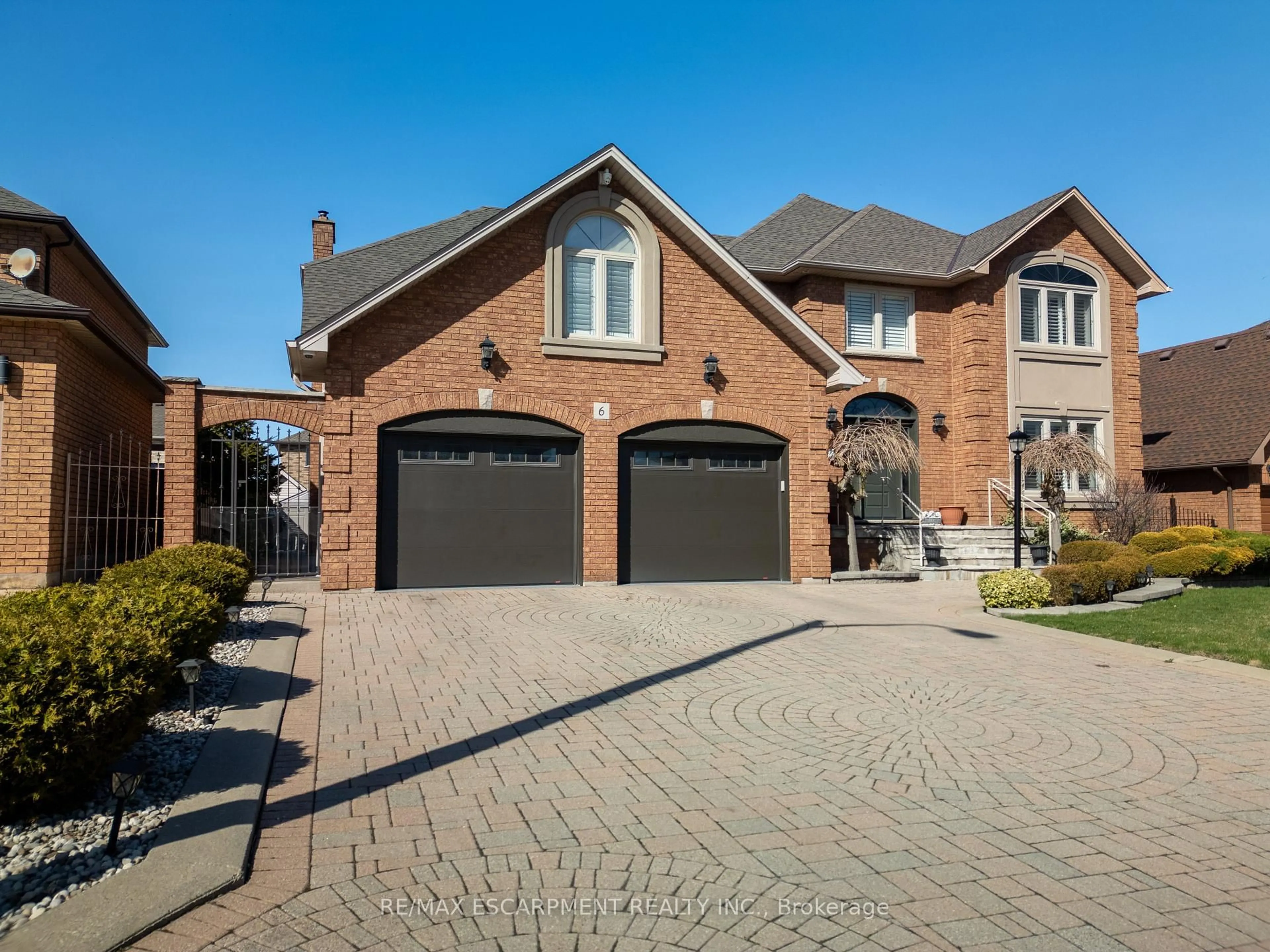 Home with brick exterior material, street for 6 Embassy Dr, Hamilton Ontario L8T 4Z8