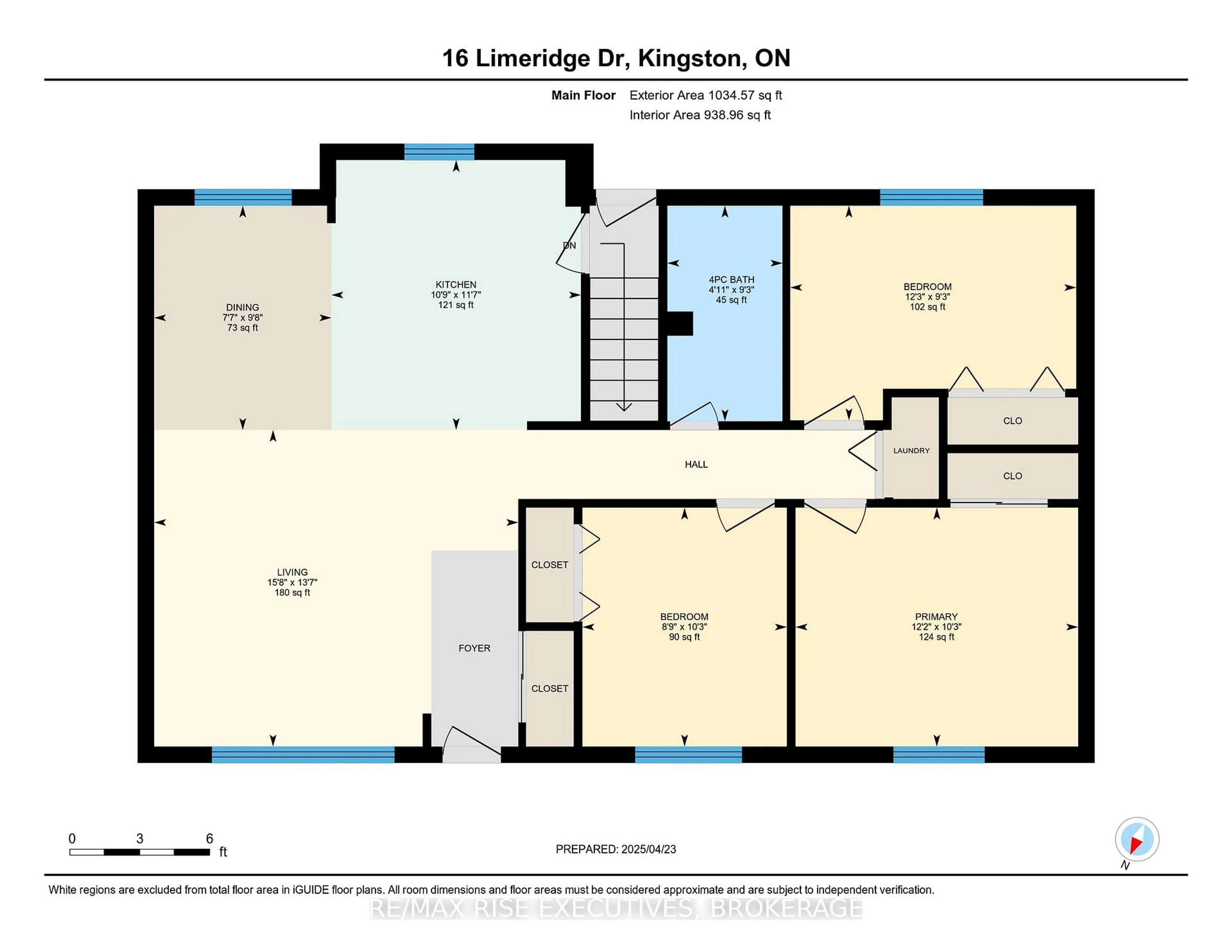 Floor plan for 16 Limeridge Dr, Kingston Ontario K7M 6M3