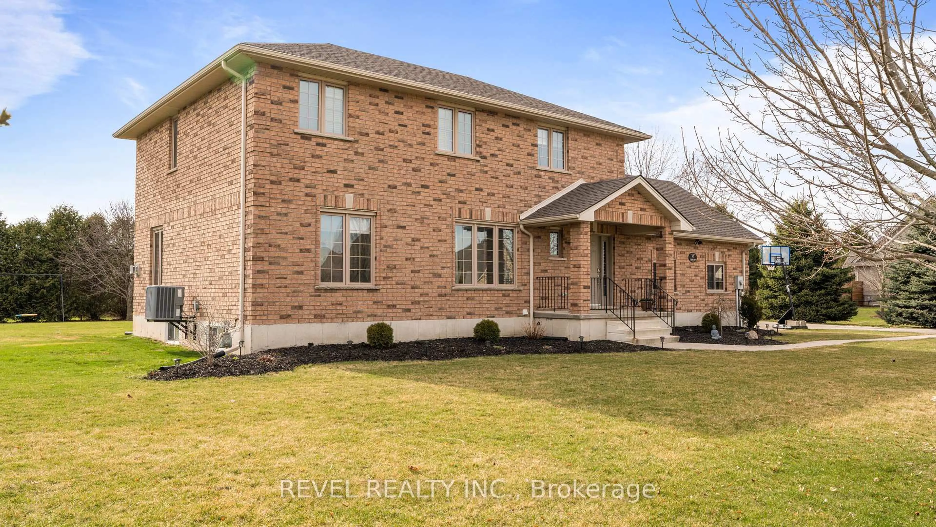 Home with brick exterior material, street for 5 Cedar Lane, Brant Ontario N0E 1A0