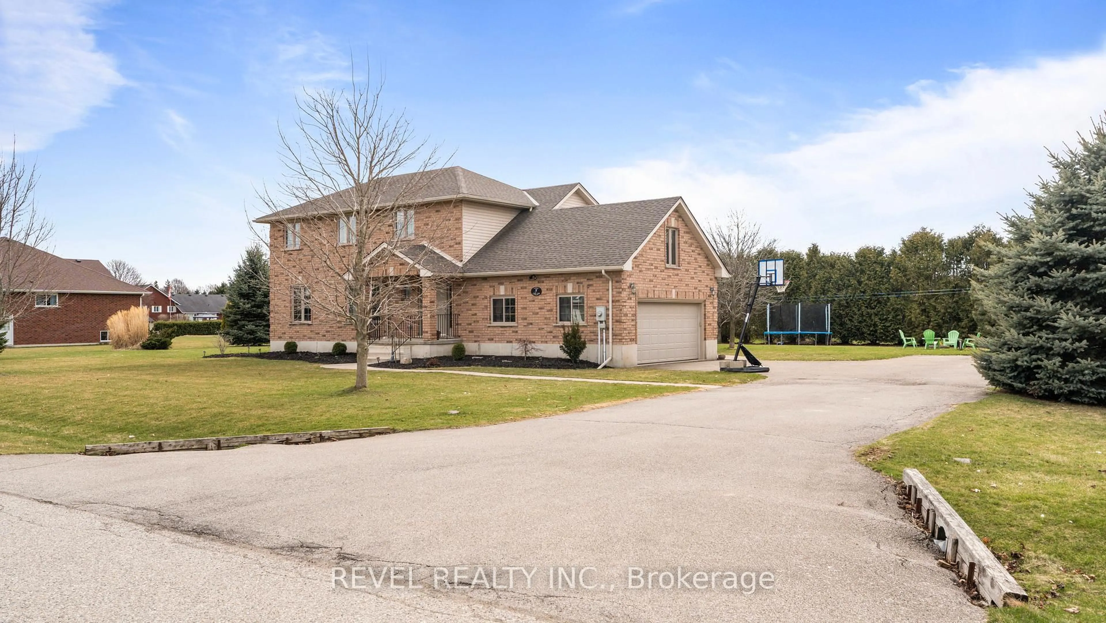 Home with brick exterior material, street for 5 Cedar Lane, Brant Ontario N0E 1A0