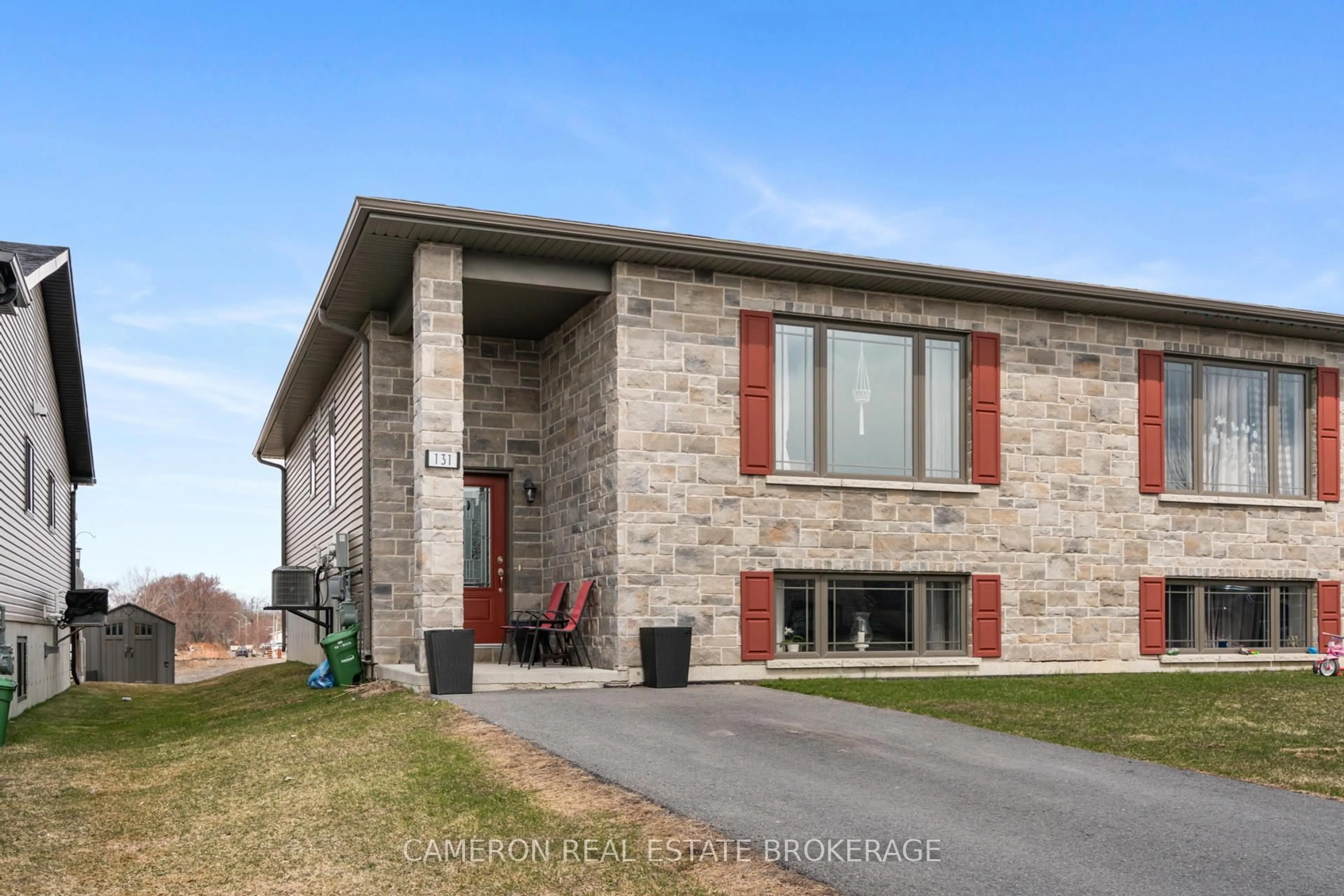 Home with brick exterior material, street for 131 Bellwood Dr, Cornwall Ontario K6H 7M3