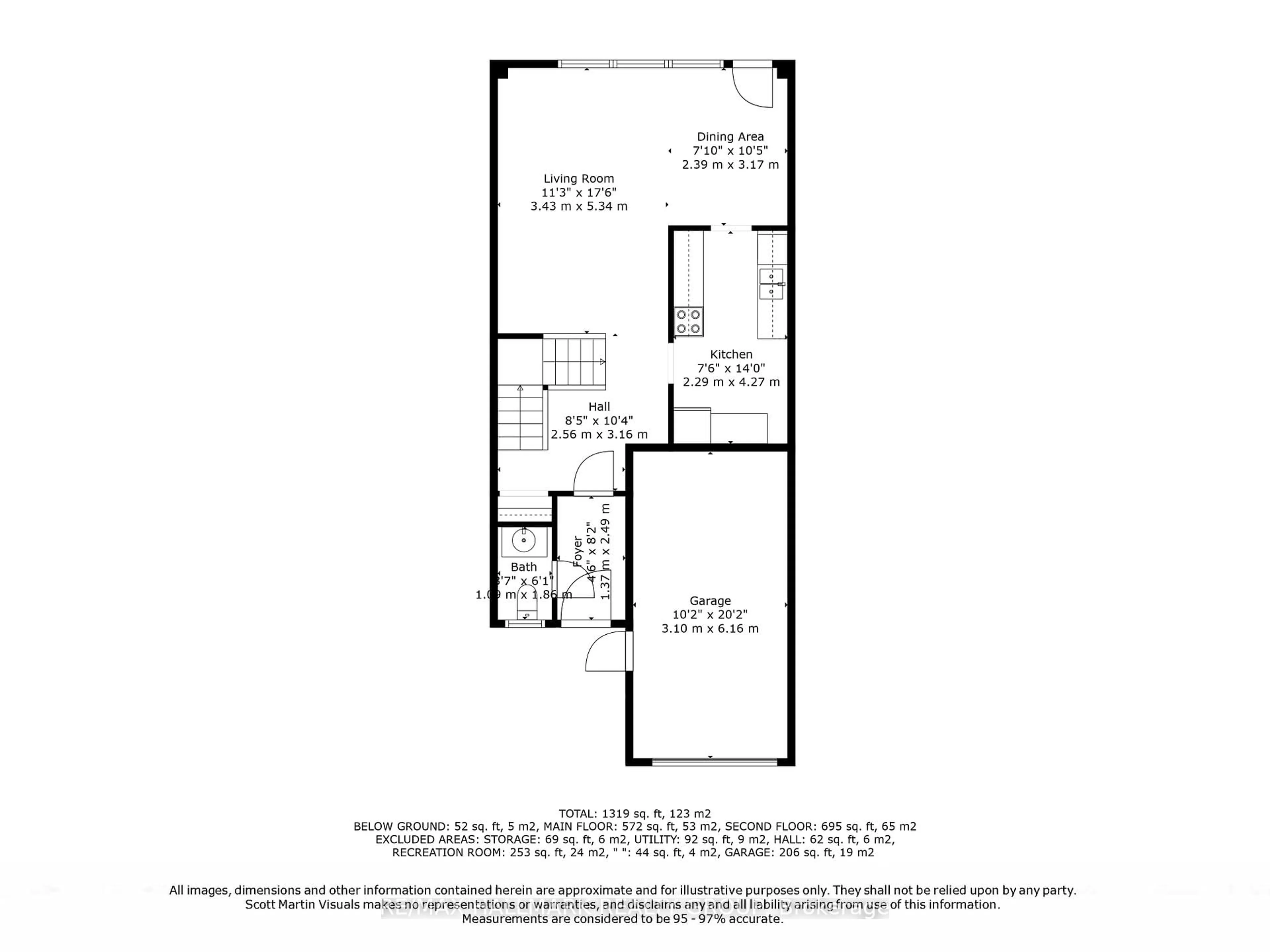Floor plan for 210 Romulus Private N/A #74, Ottawa Ontario K1K 3Y2