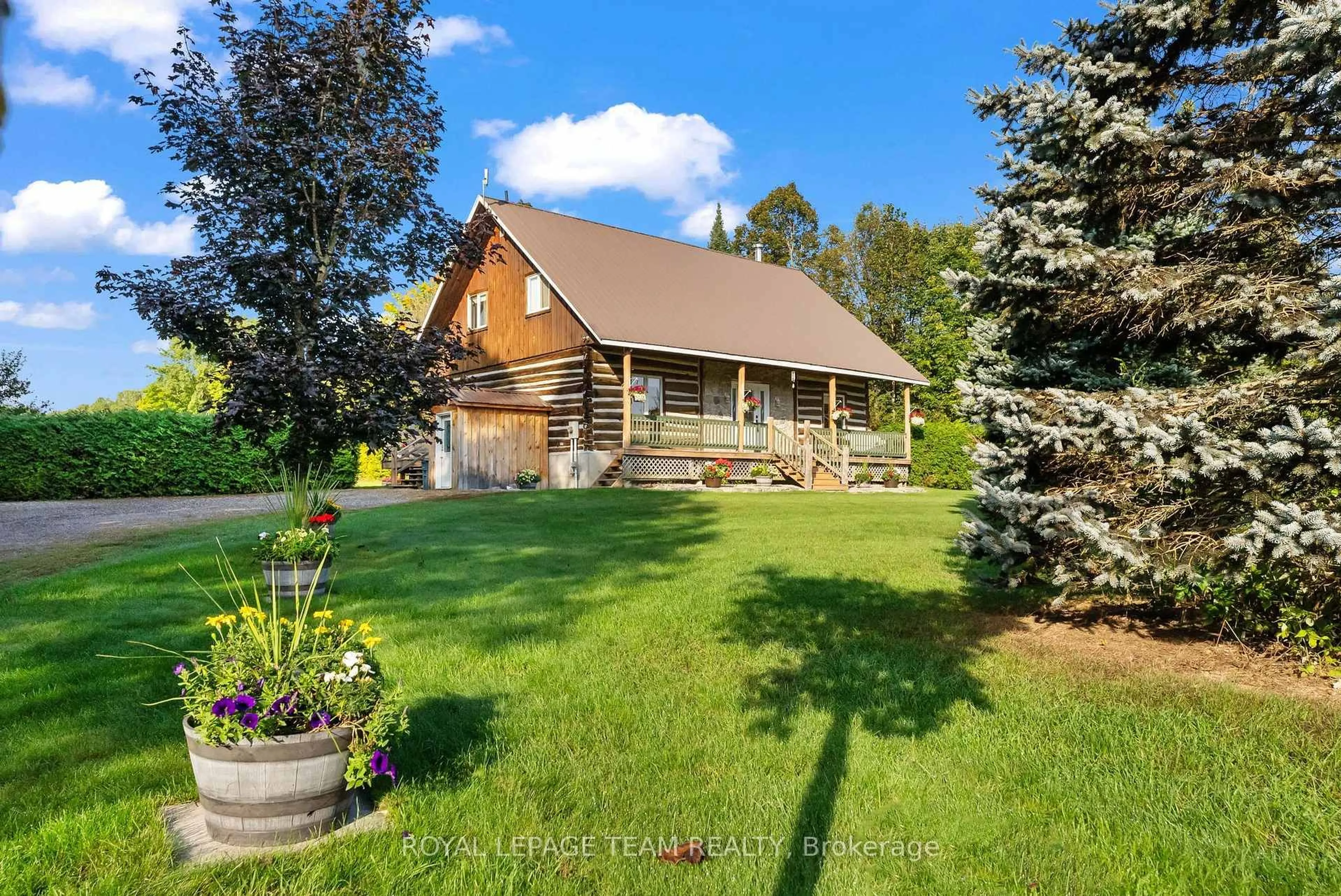 A pic from outside/outdoor area/front of a property/back of a property/a pic from drone, unknown for 5253 River Rd, Renfrew Ontario K7V 3Z8