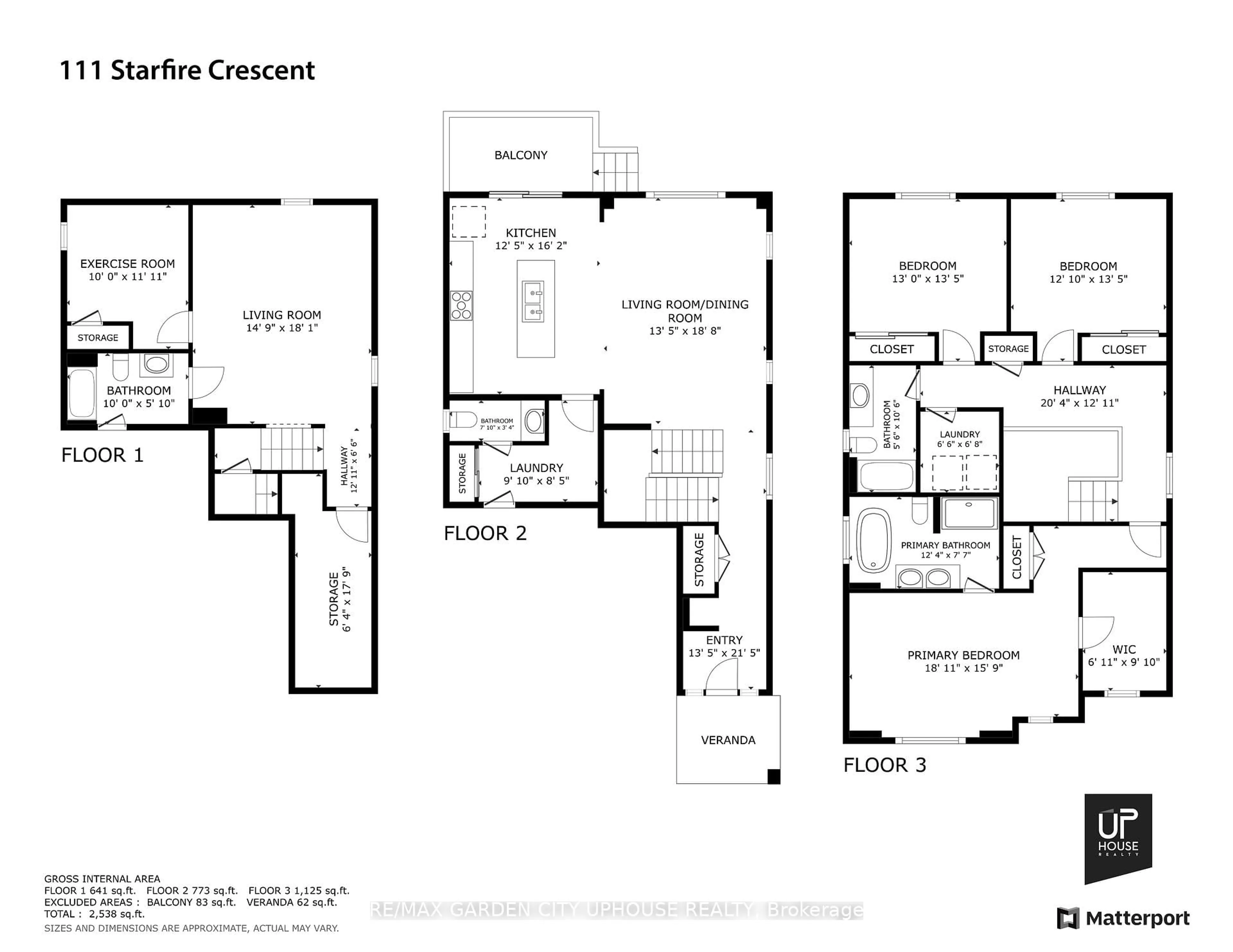 Floor plan for 111 STARFIRE Cres, Hamilton Ontario L8E 0K9