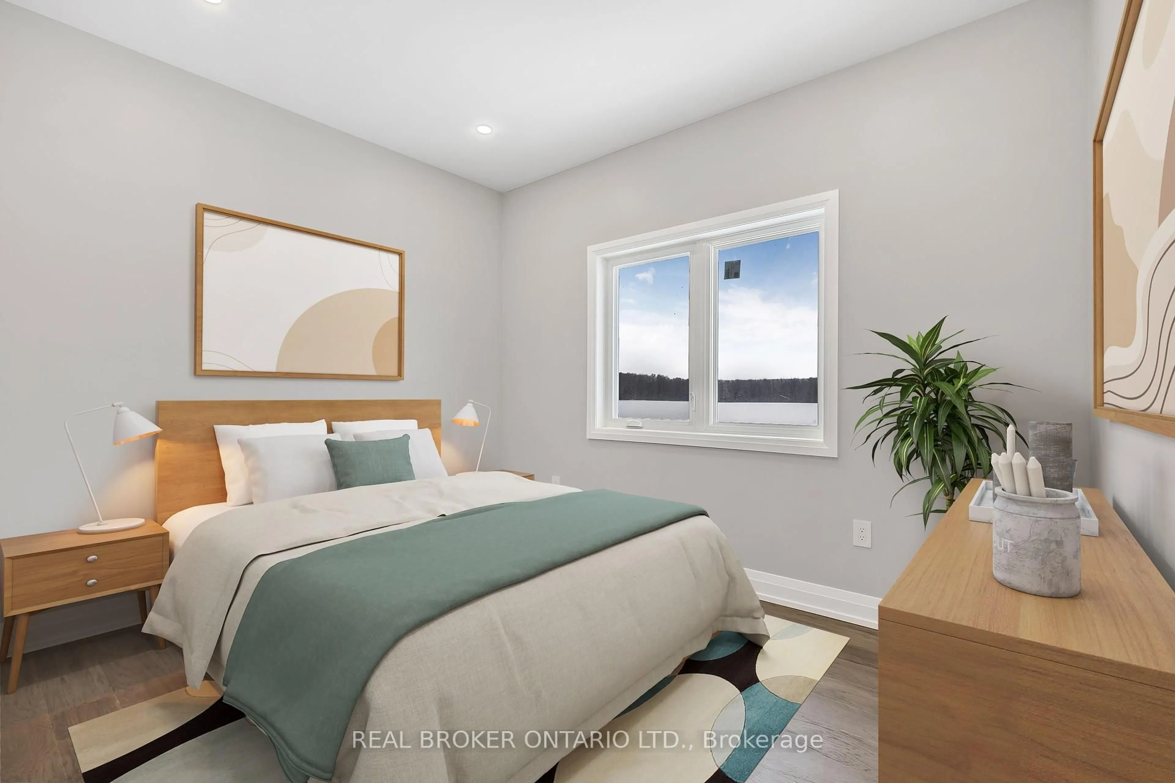Bedroom with bed, unknown for 0 Fulsom Cres, Kawartha Lakes Ontario L3V 0H5