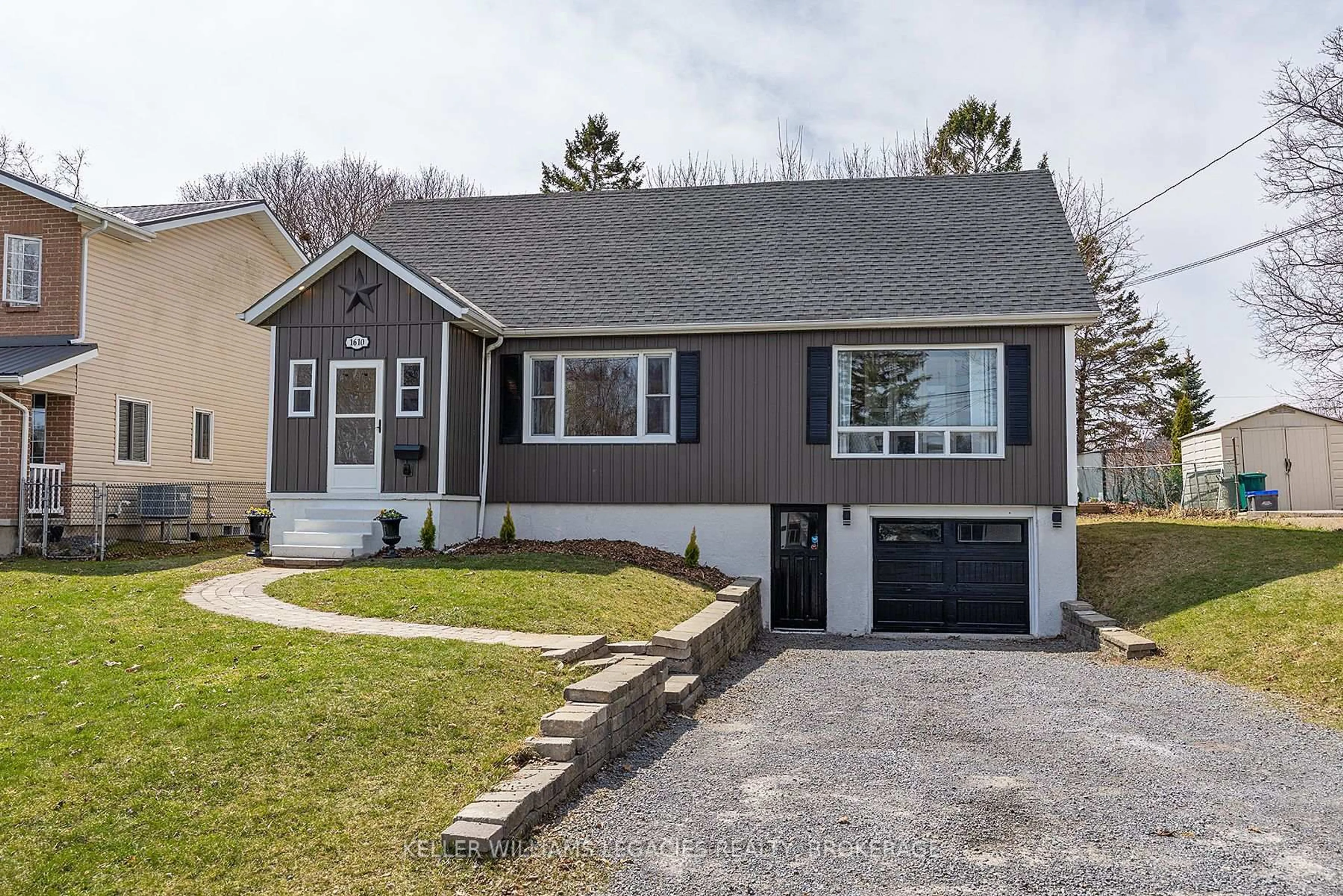 Home with vinyl exterior material, street for 1610 ANNE St, Kingston Ontario K7M 5H7