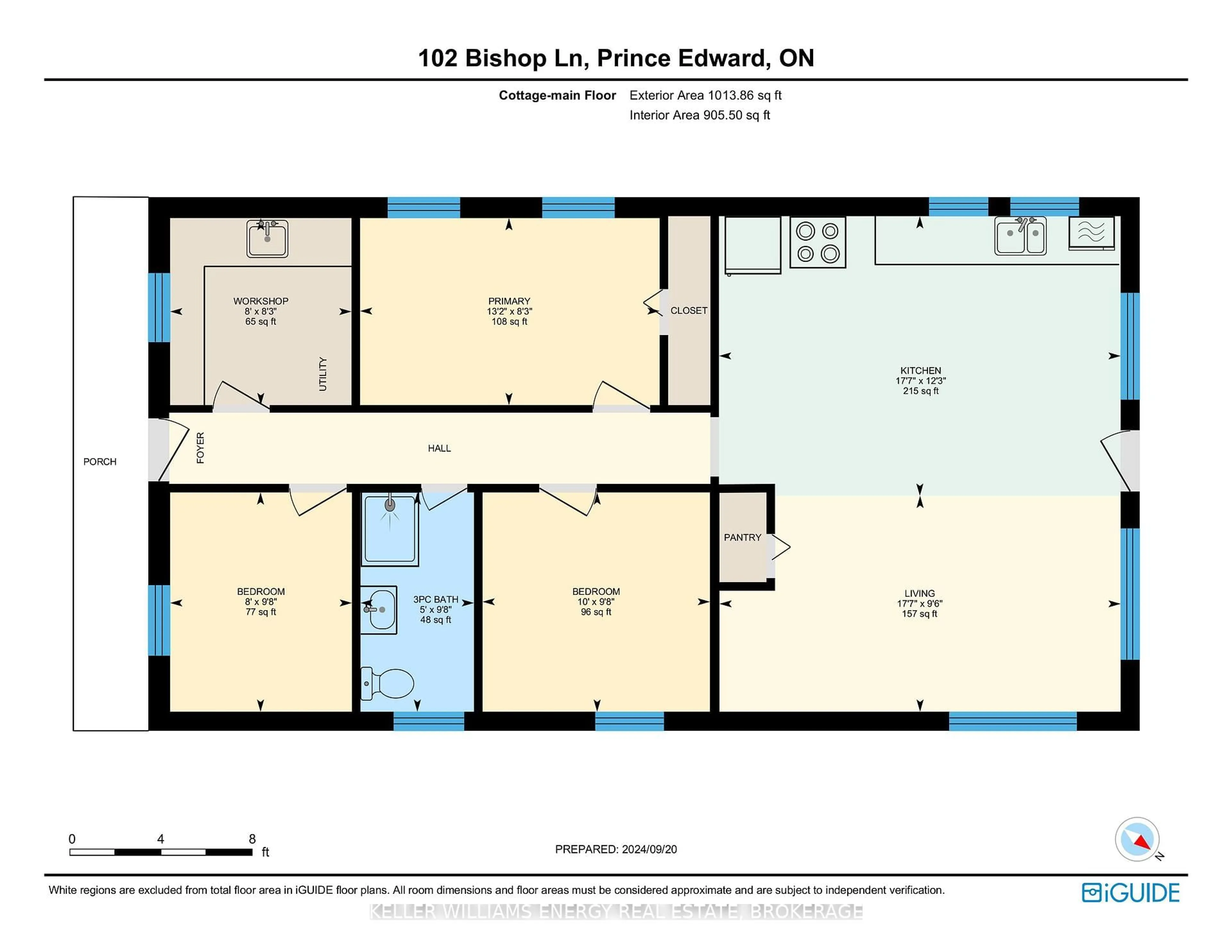 Floor plan for 96 Bishop Lane, Prince Edward County Ontario K0K 1A0