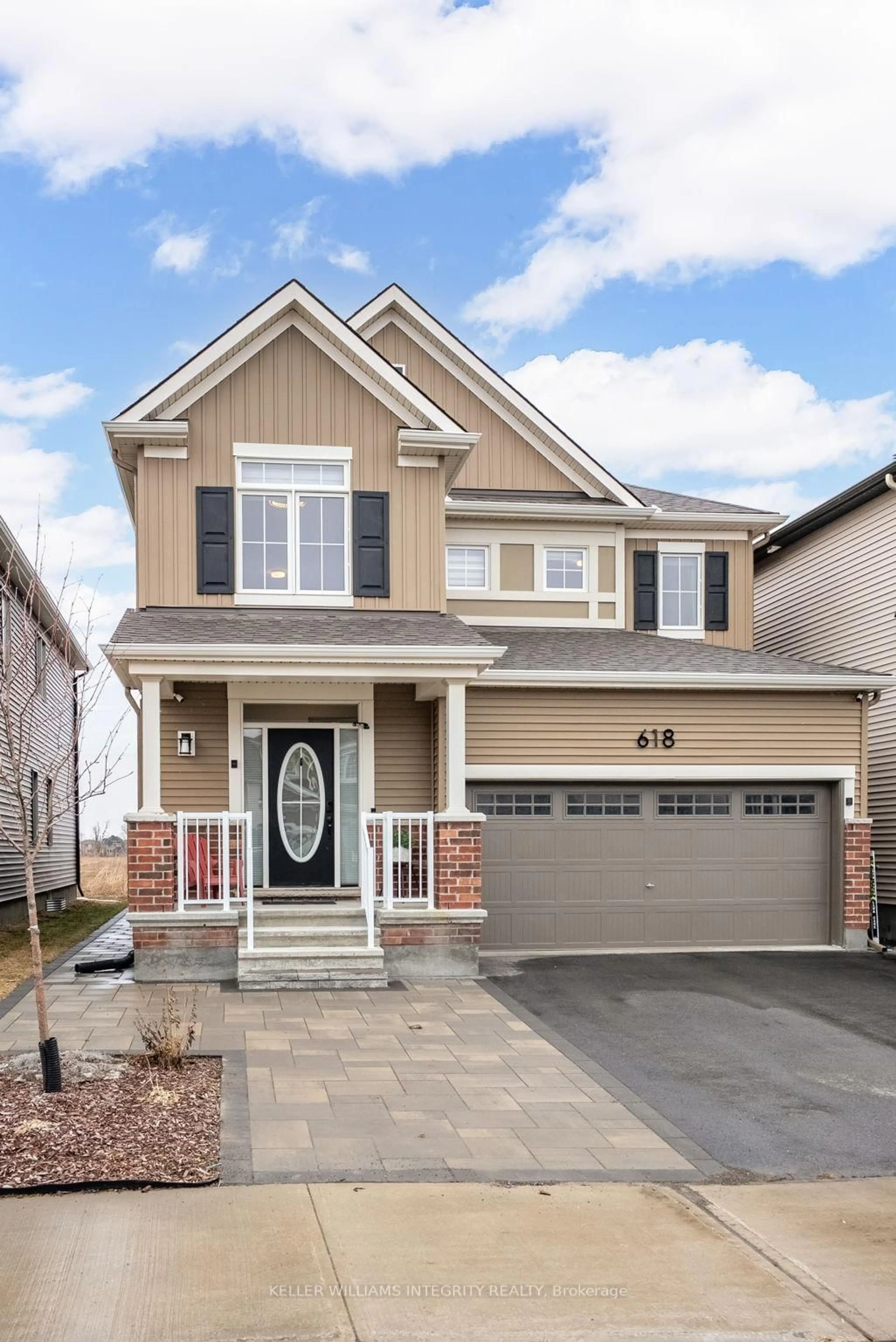Home with brick exterior material, street for 618 Perseus Ave, Ottawa Ontario K2J 6S7