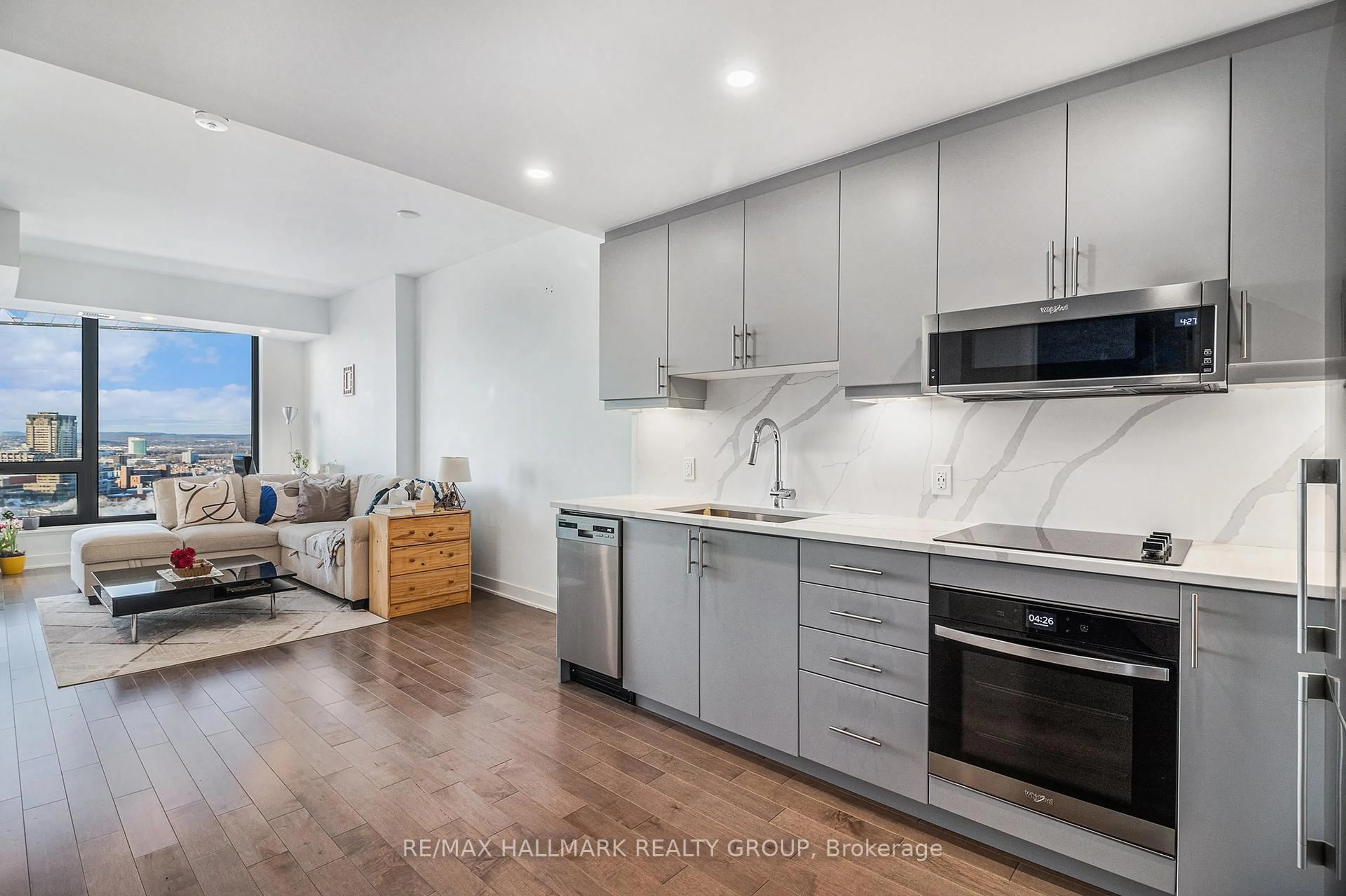 Open concept kitchen, unknown for 340 Queen St #1903, Ottawa Ontario K1R 0G1