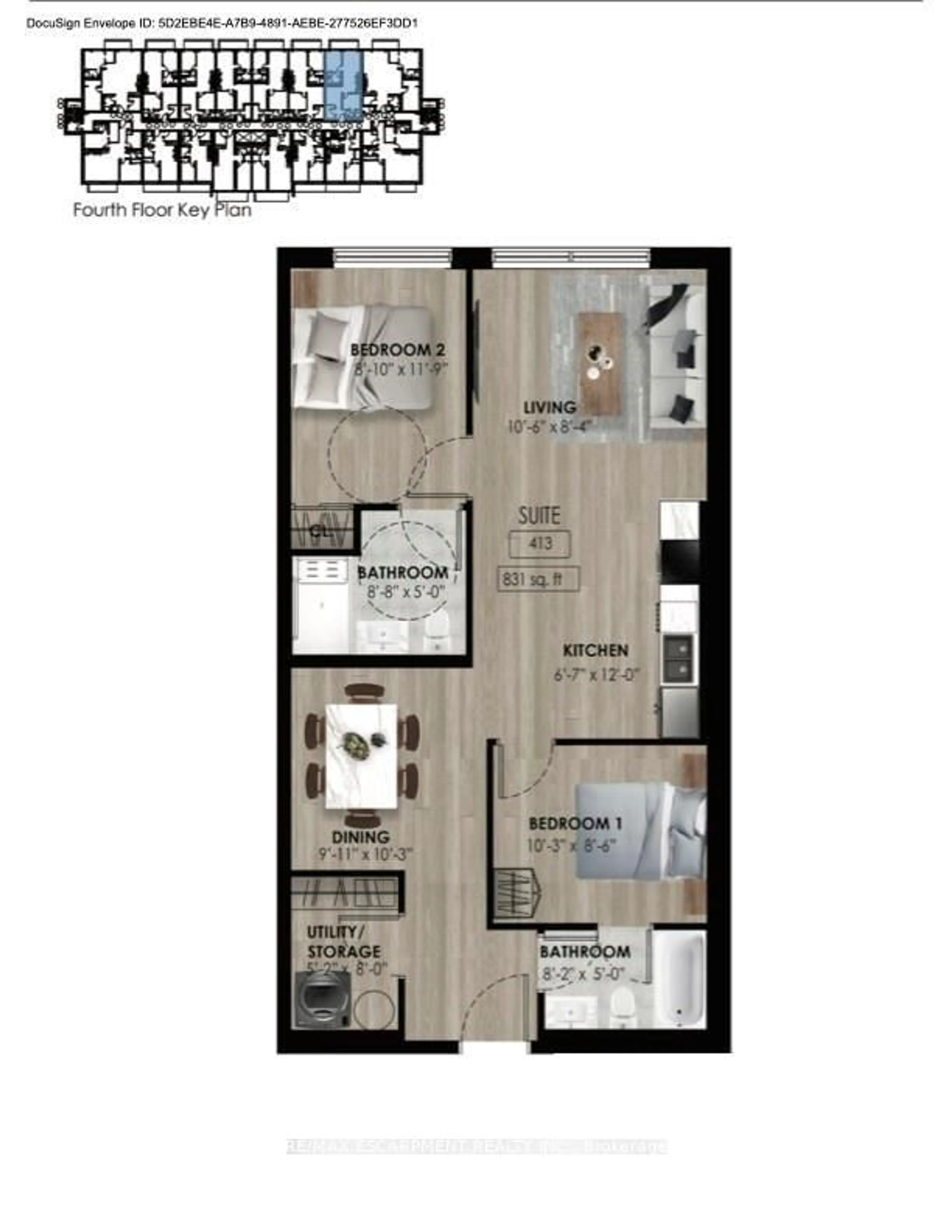 Floor plan for 64 MAIN St #413, Haldimand Ontario N0A 1H0