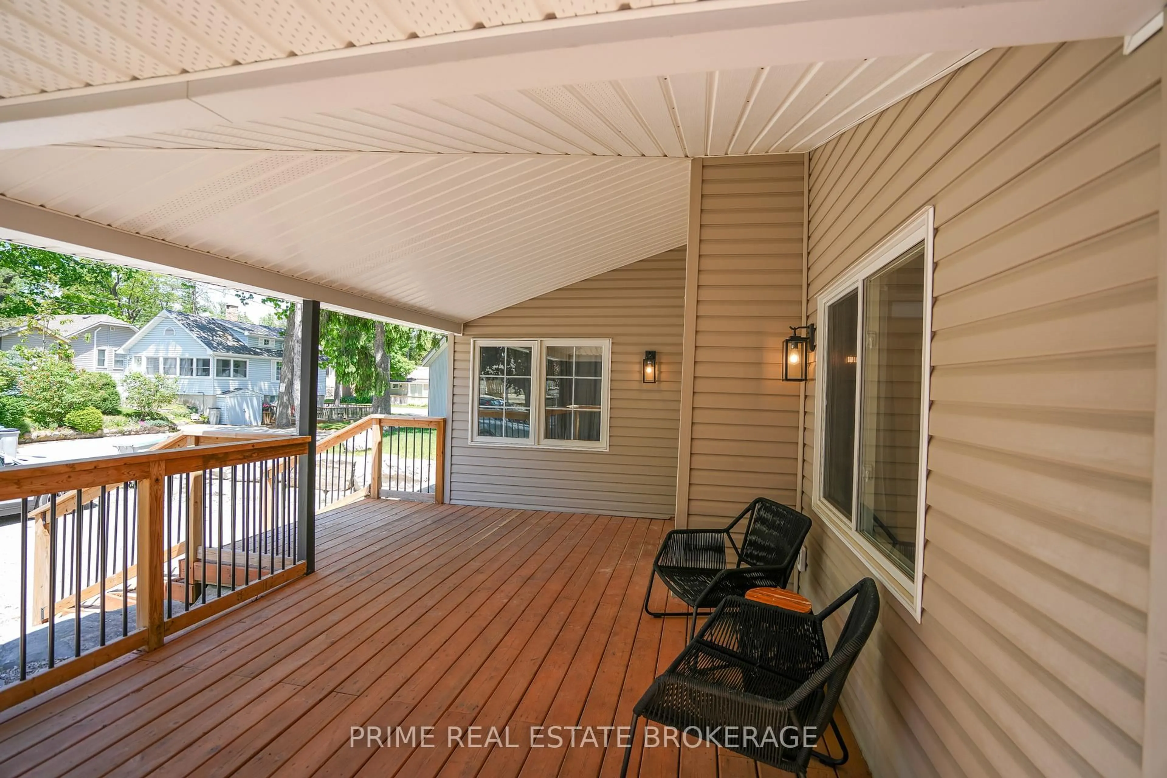 Patio, water/lake/river/ocean view for 14 Warwick Ave, Lambton Shores Ontario N0M 1T0