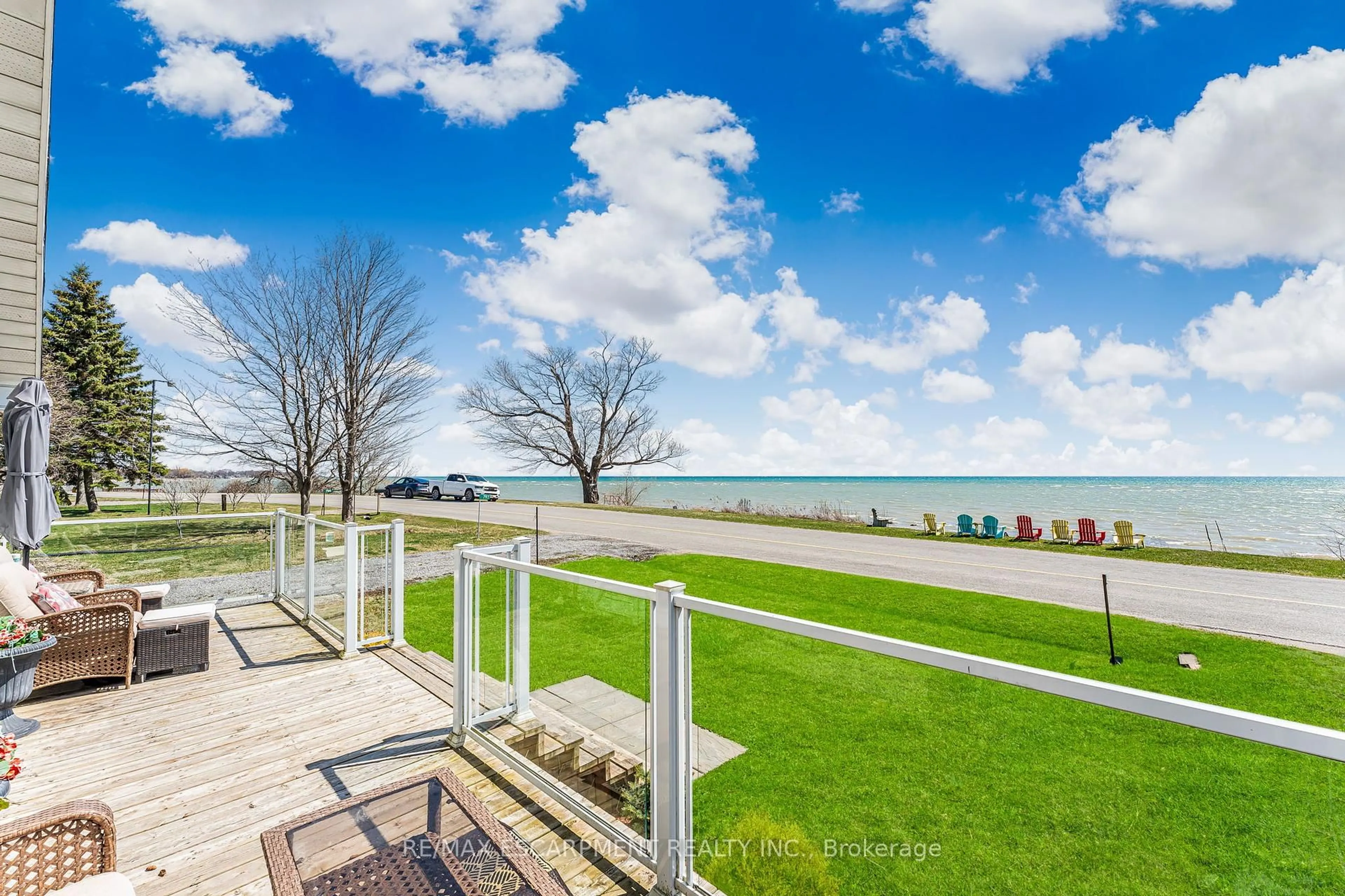 Patio, water/lake/river/ocean view for 793 Lakeshore Rd, Haldimand Ontario N0A 1P0