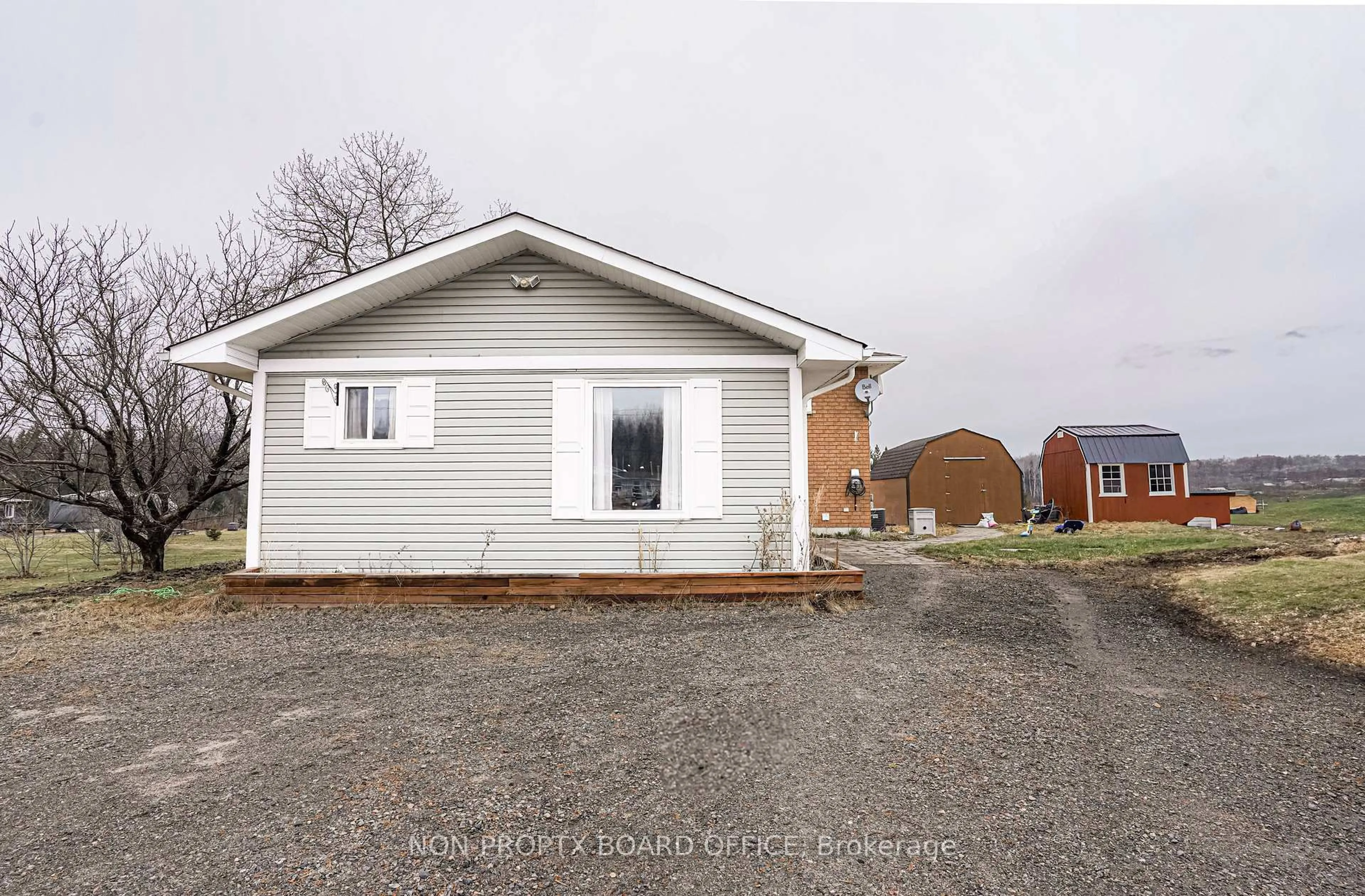 A pic from outside/outdoor area/front of a property/back of a property/a pic from drone, building for 613 HIGHWAY 17 N/A, Bonfield Ontario P0H 1E0