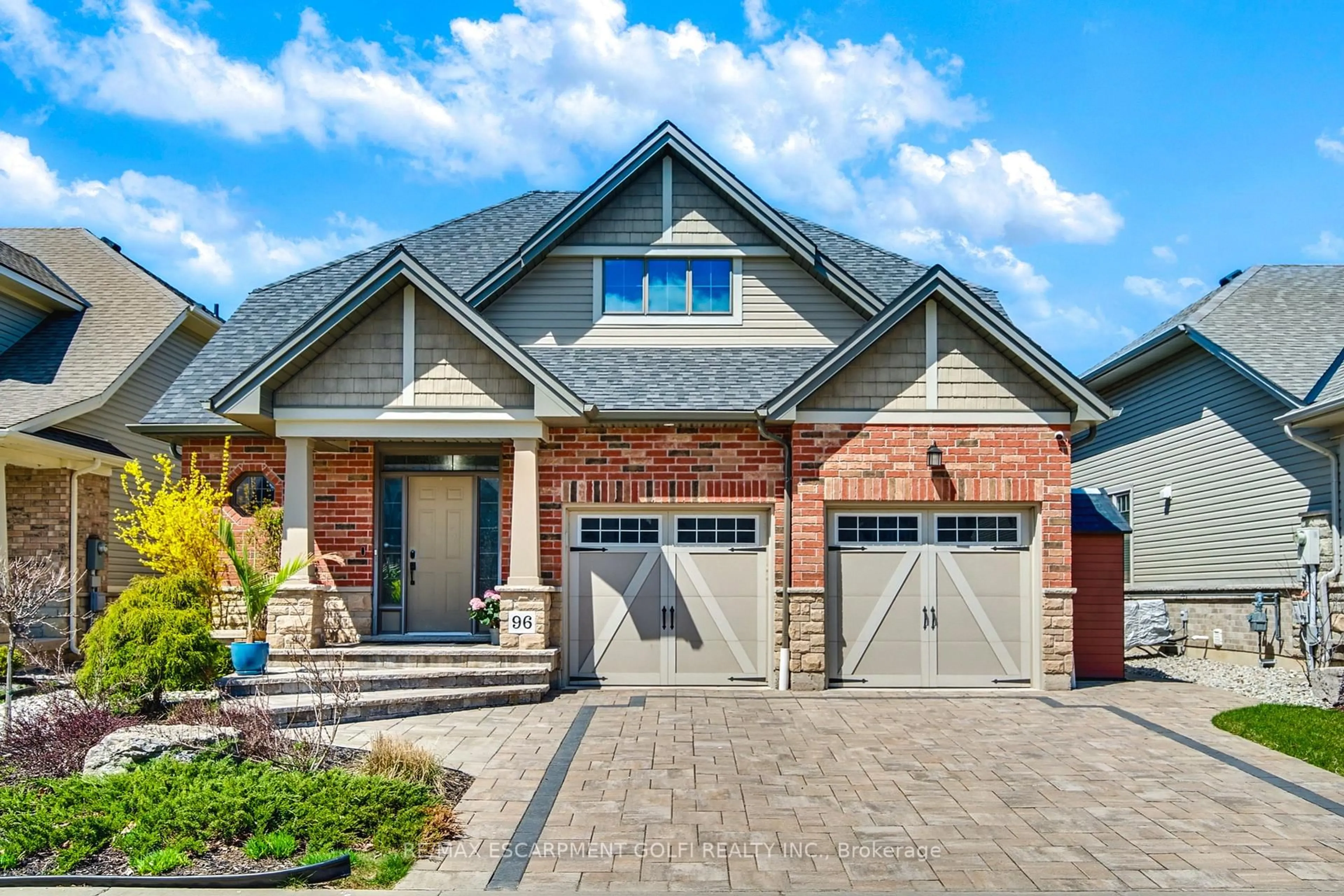 Home with brick exterior material, street for 96 Anastasia Blvd, West Lincoln Ontario L0R 2A0
