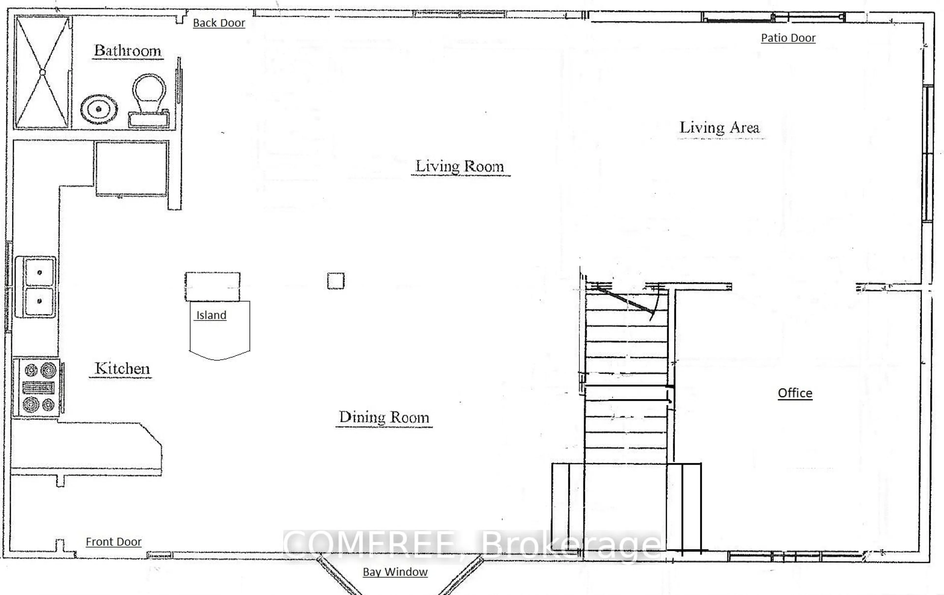 Floor plan for 145 General Ave, Ottawa Ontario K1Z 7W9