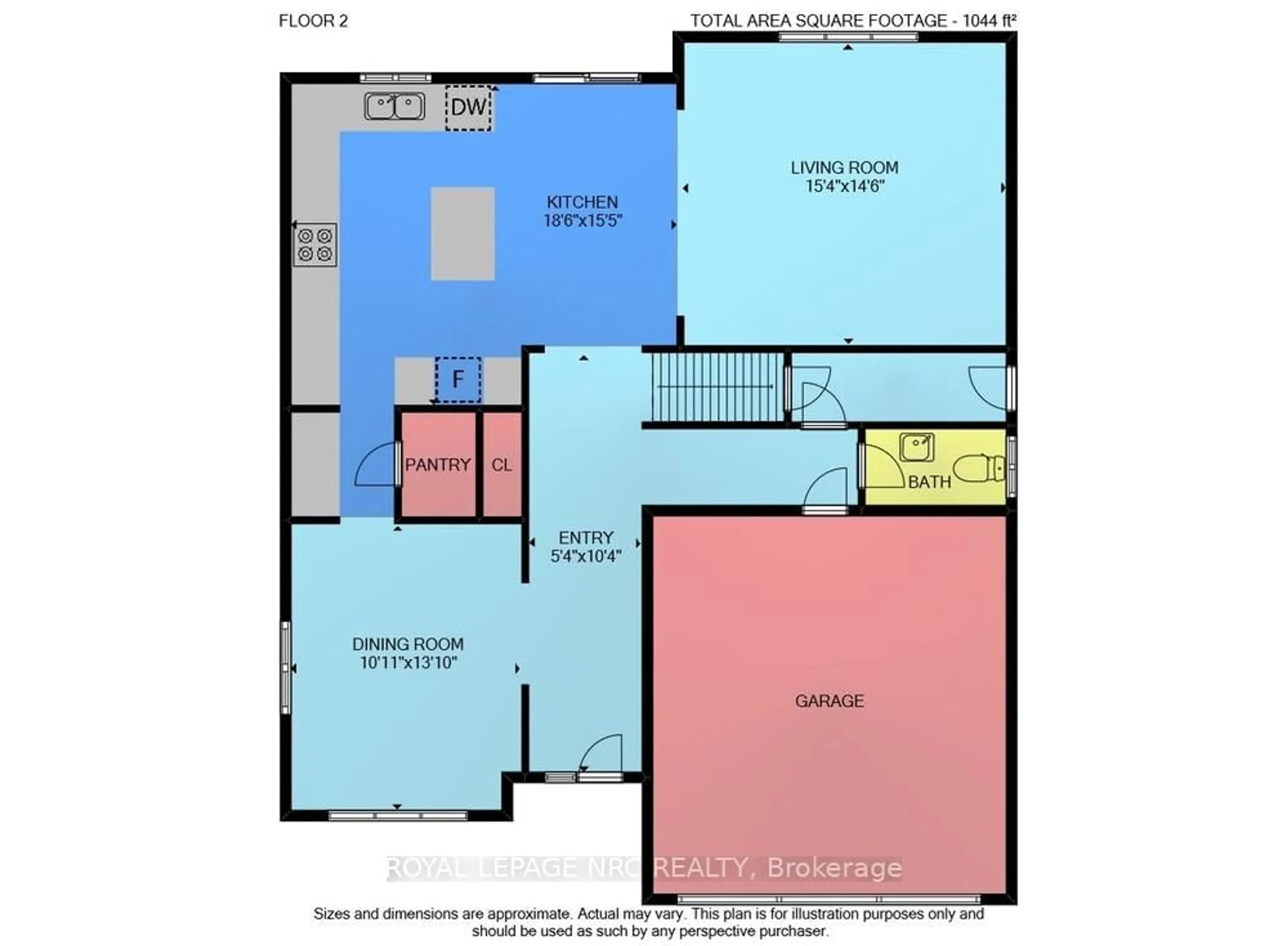 Floor plan for 9135 White Oak Ave, Niagara Falls Ontario L2G 0E9