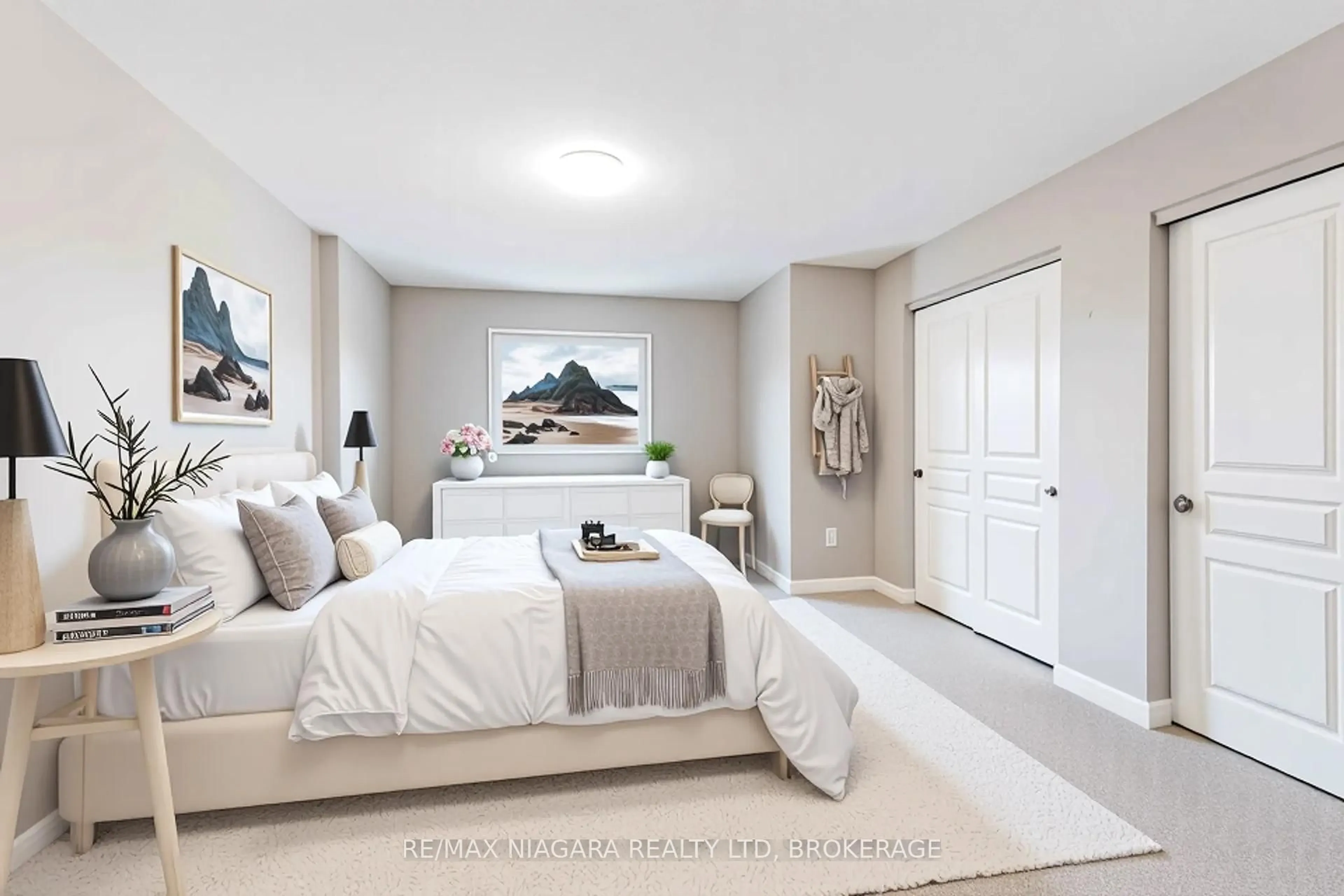 Bedroom with bed, unknown for 6118 Kelsey Cres #53, Niagara Falls Ontario L2H 0M6