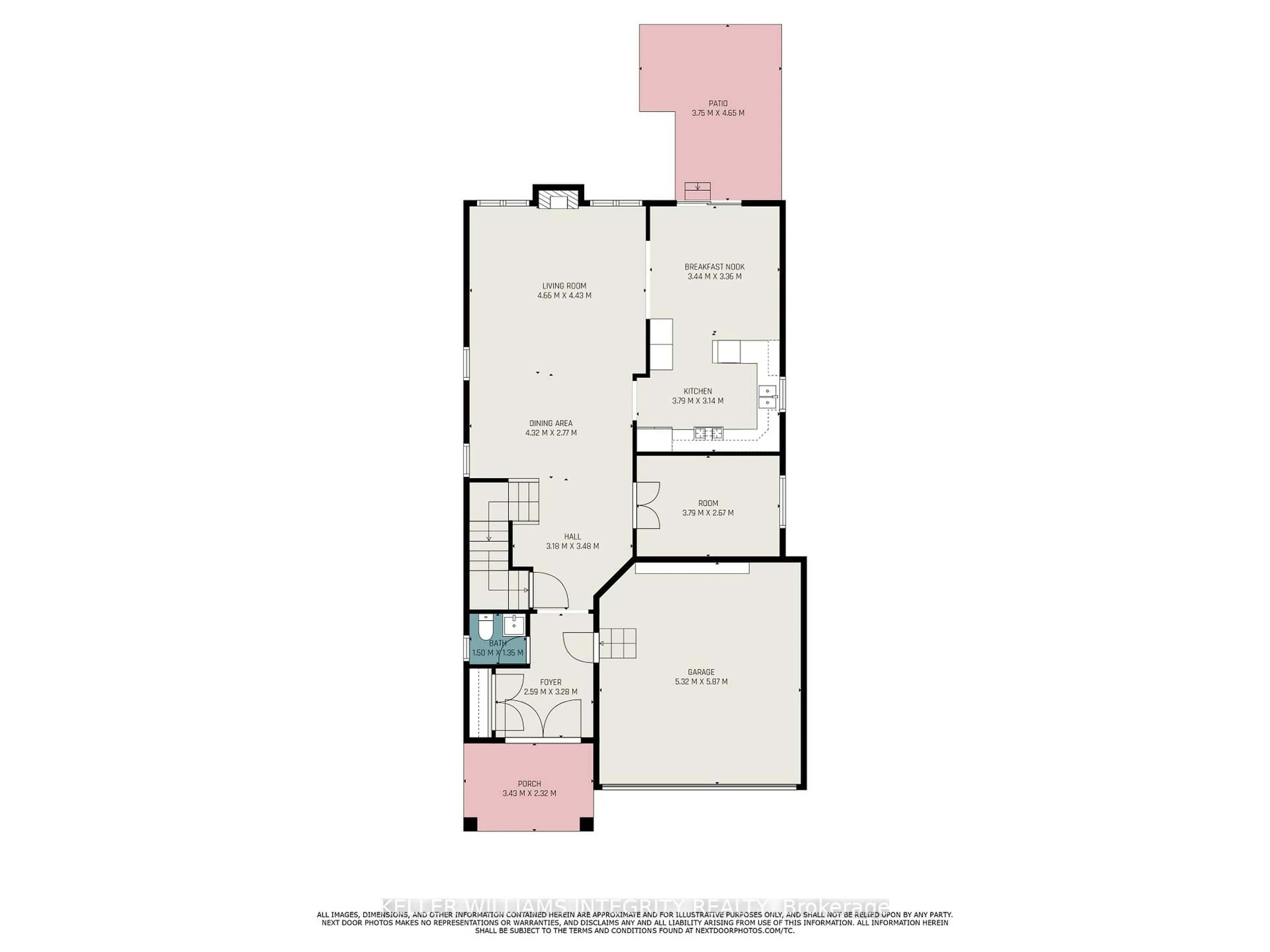 Floor plan for 153 Hillman Marsh Way, Ottawa Ontario K1T 0A8