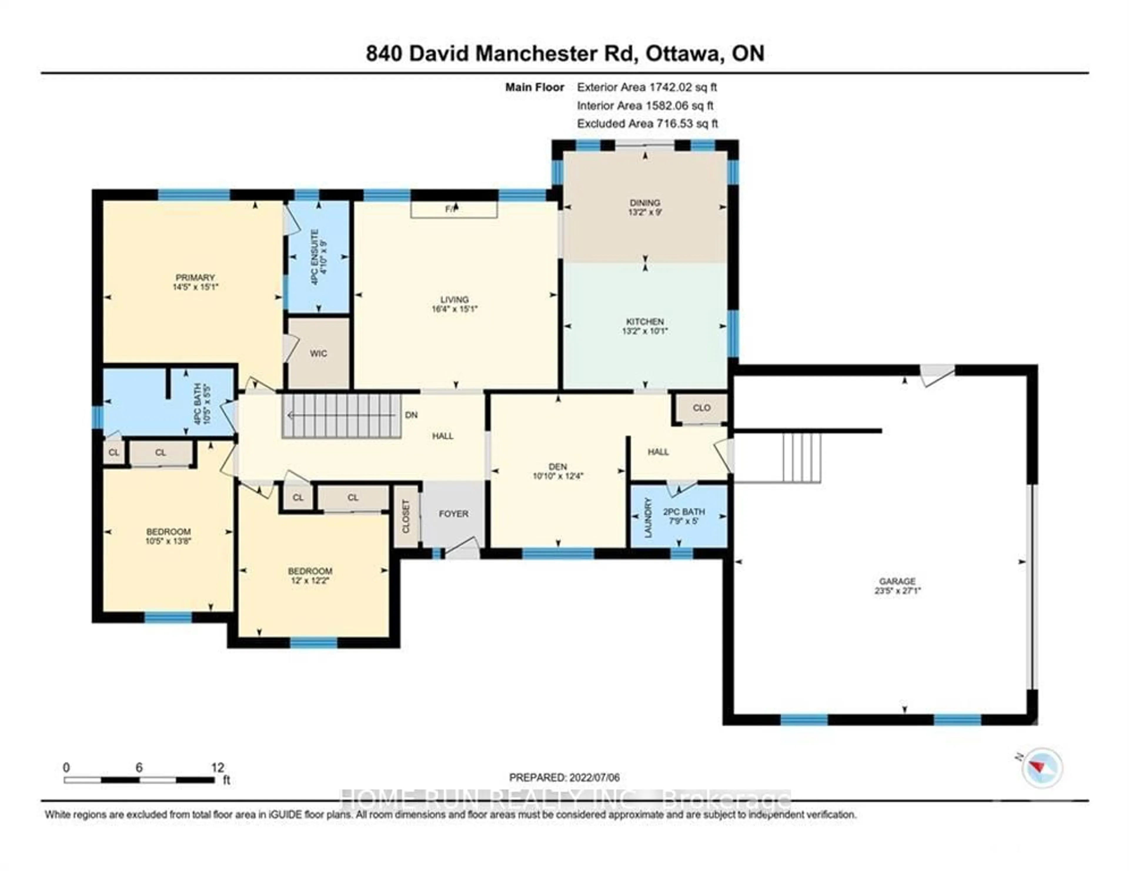 Floor plan for 840 David Manchester Rd, Carp Ontario K0A 1L0