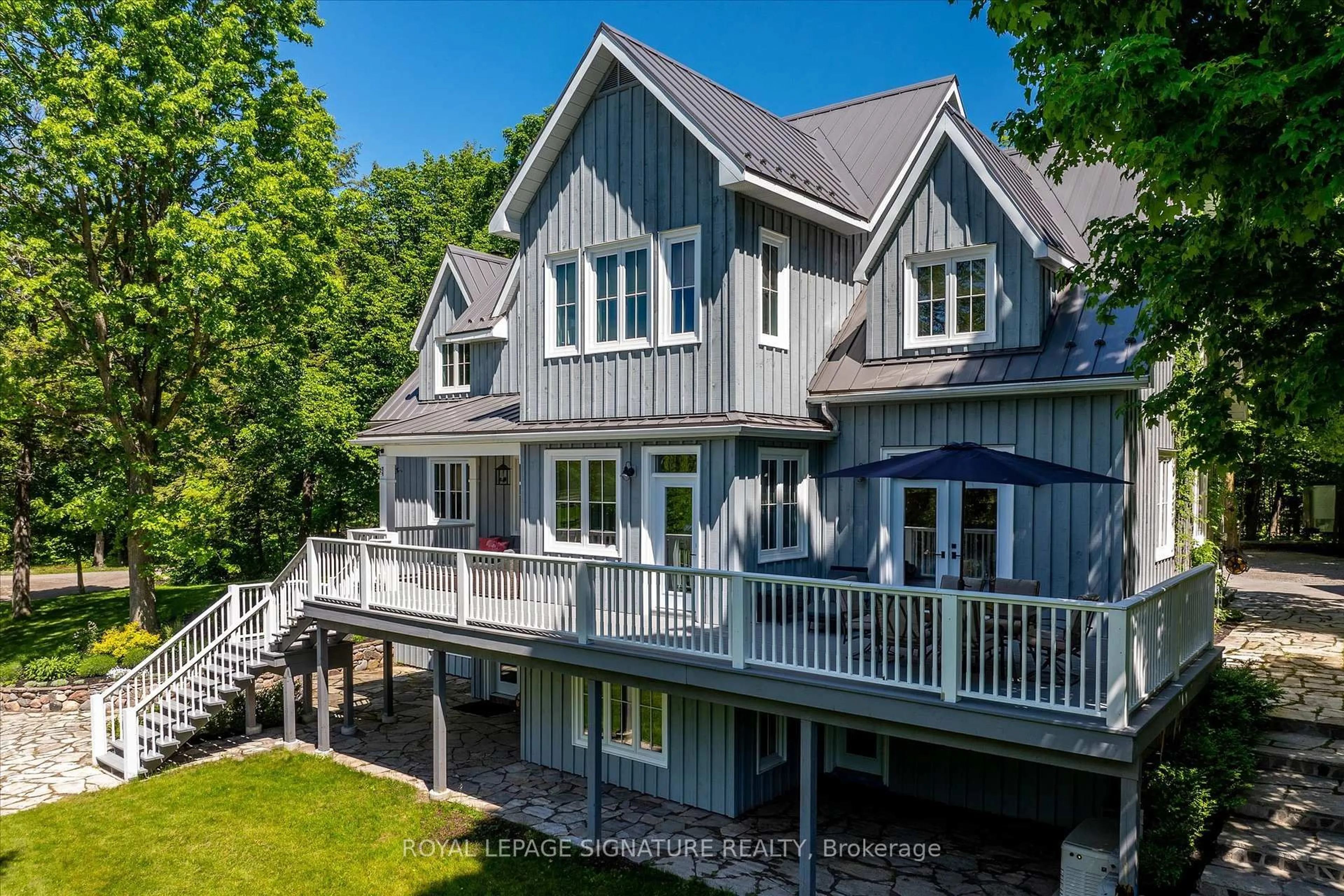 A pic from outside/outdoor area/front of a property/back of a property/a pic from drone, water/lake/river/ocean view for 171 Fifth Line, Otonabee-South Monaghan Ontario K0L 2H0