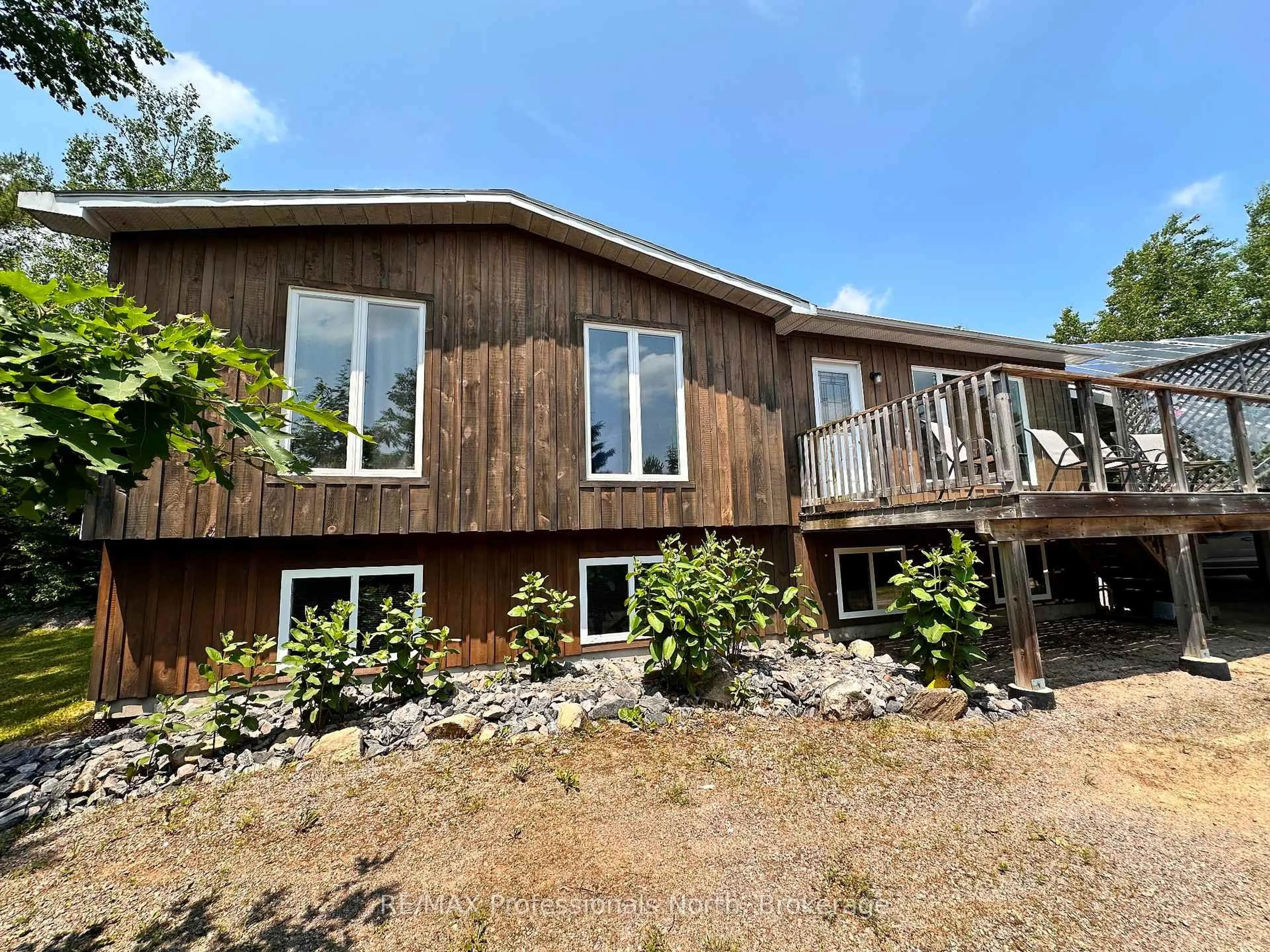 A pic from outside/outdoor area/front of a property/back of a property/a pic from drone, unknown for 10916 Highway 503 Highway, Highlands East Ontario K0M 1R0
