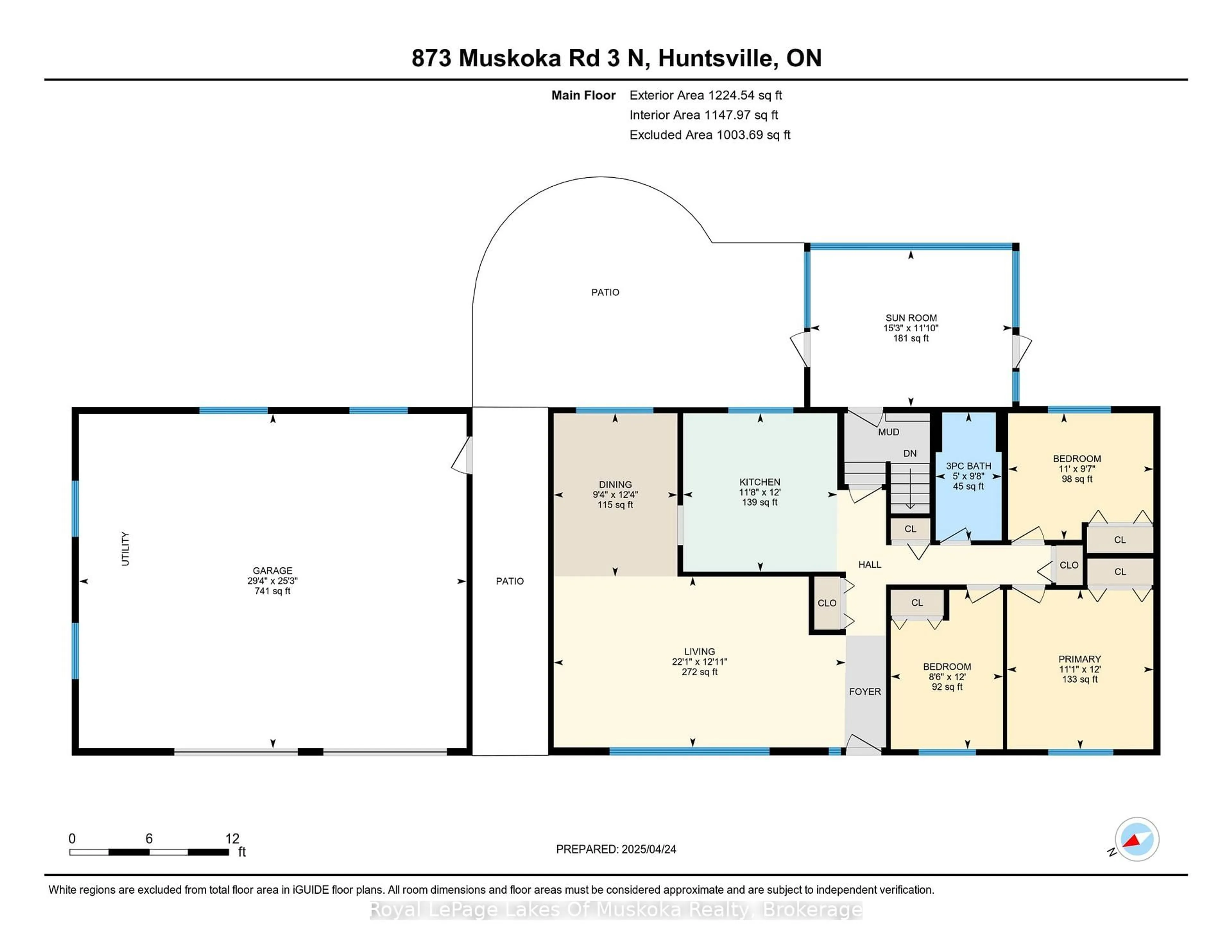 Floor plan for 873 Muskoka 3 Rd, Huntsville Ontario P1H 1E2