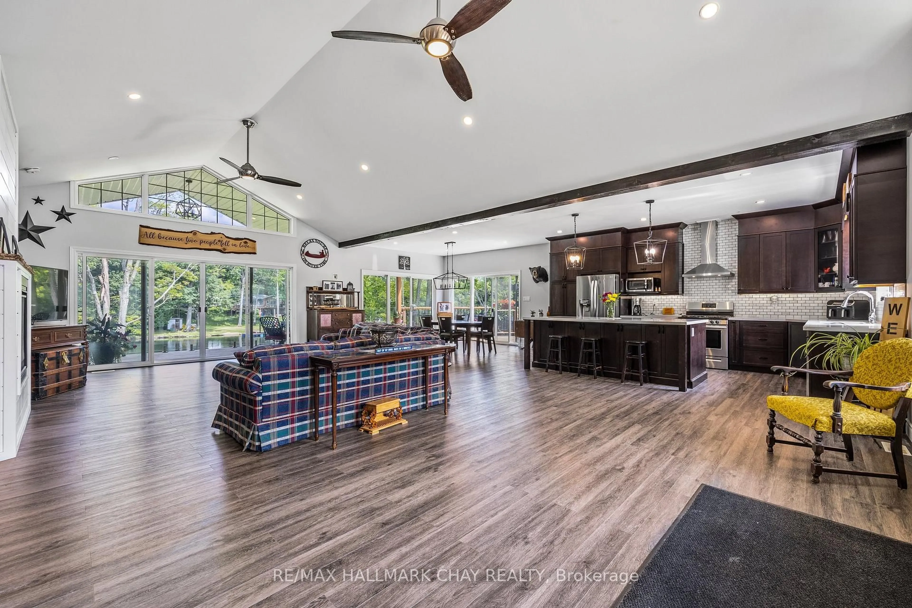 Open concept kitchen, unknown for 7544 Highway 35, Kawartha Lakes Ontario K0M 2L0