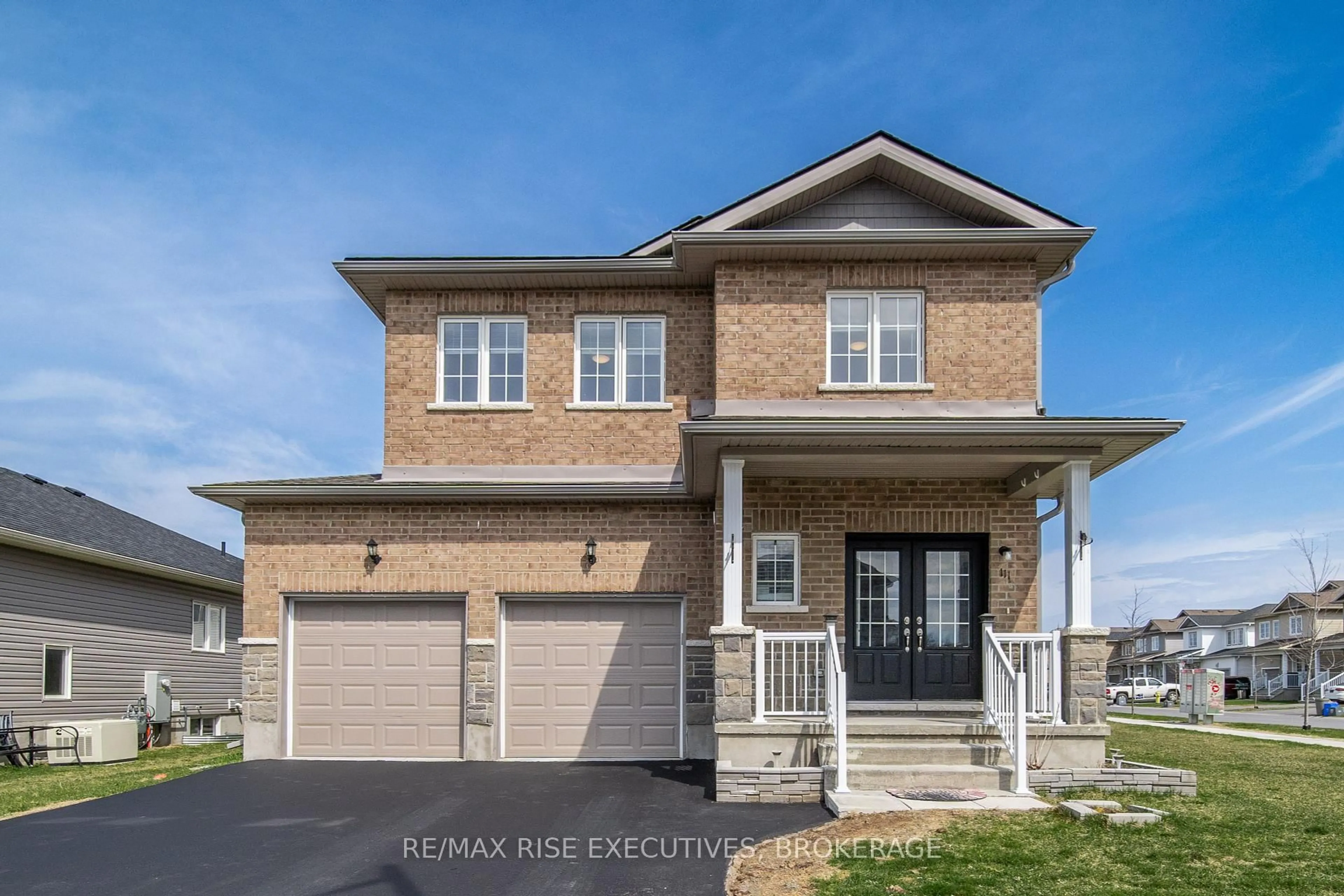 Home with brick exterior material, street for 111 Brennan Cres, Bissett Creek Ontario K0H 2H0