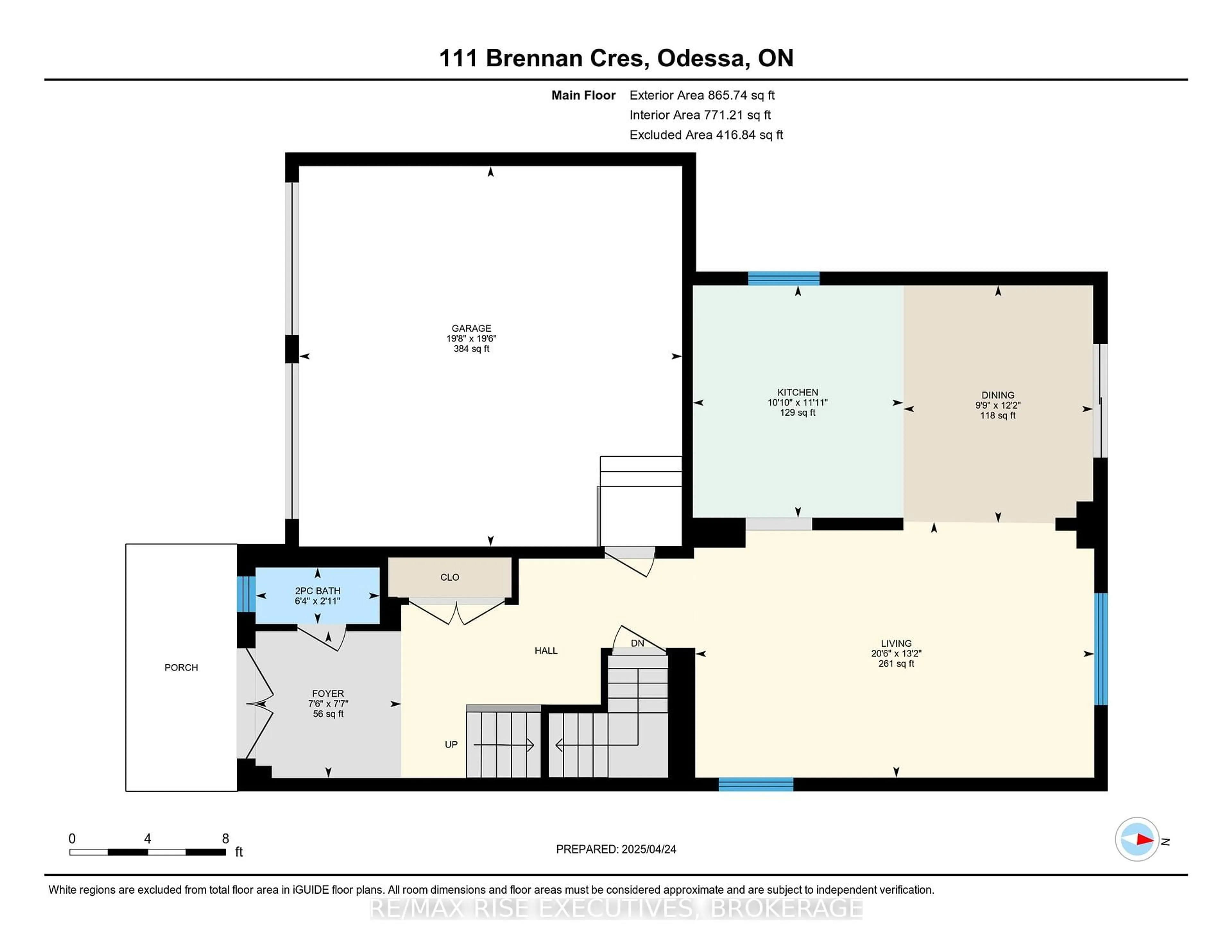 Floor plan for 111 Brennan Cres, Bissett Creek Ontario K0H 2H0
