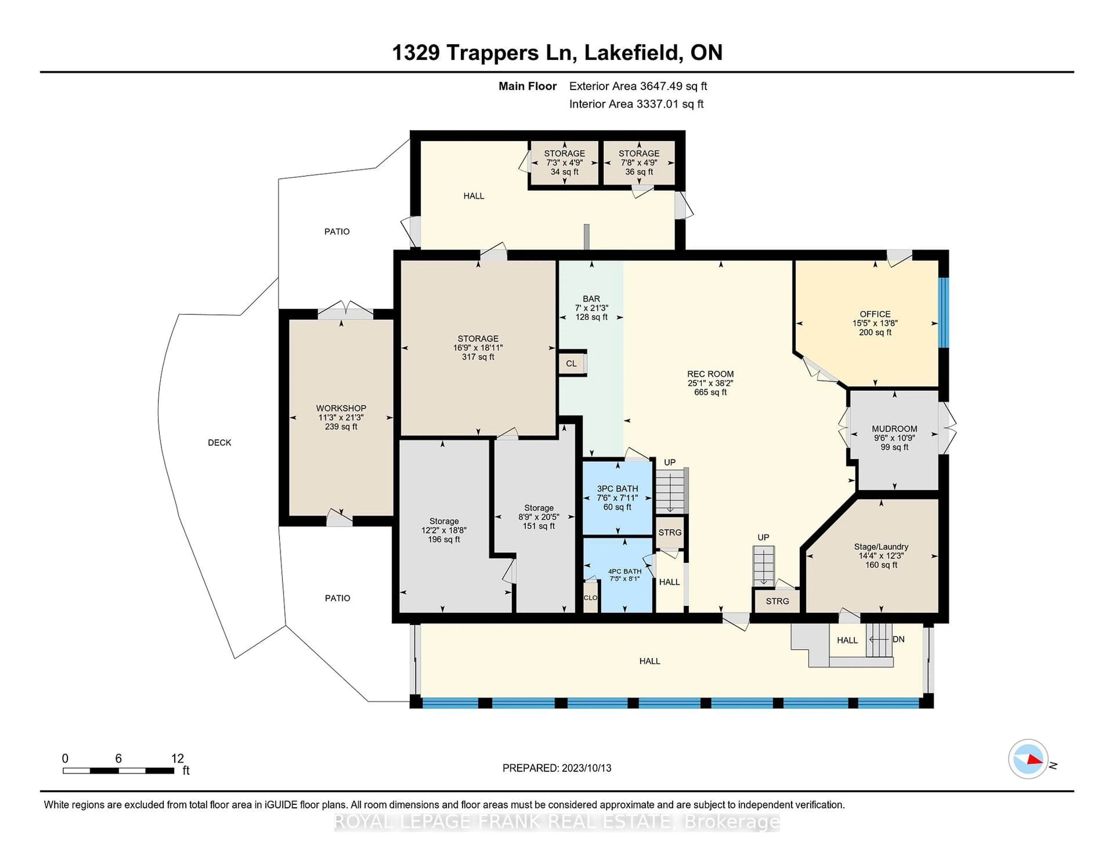 Floor plan for 1329 Trappers Lane, Douro-Dummer Ontario K0L 2H0