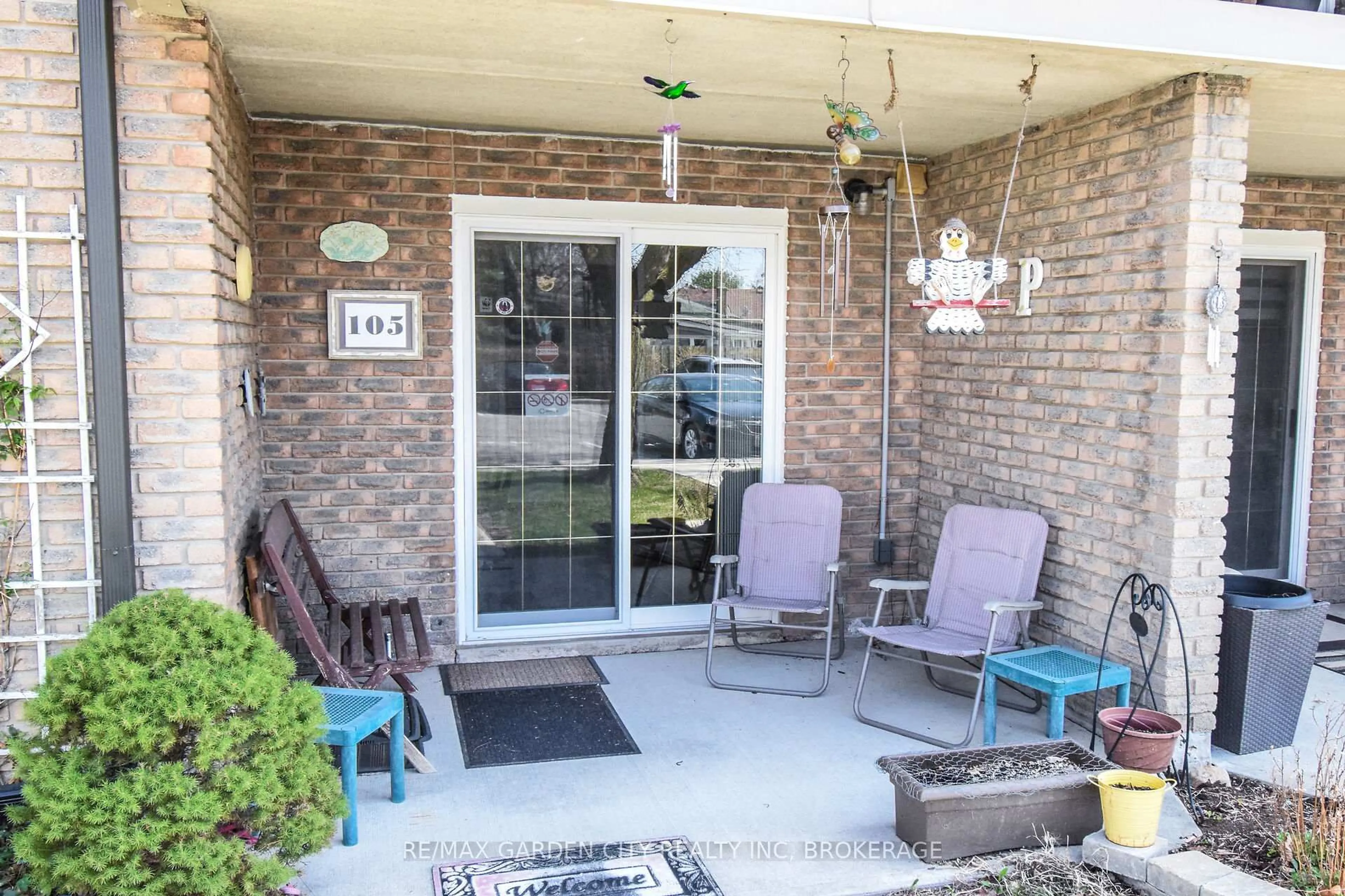 Patio, unknown for 41 Rykert St #105, St. Catharines Ontario L2S 3A4