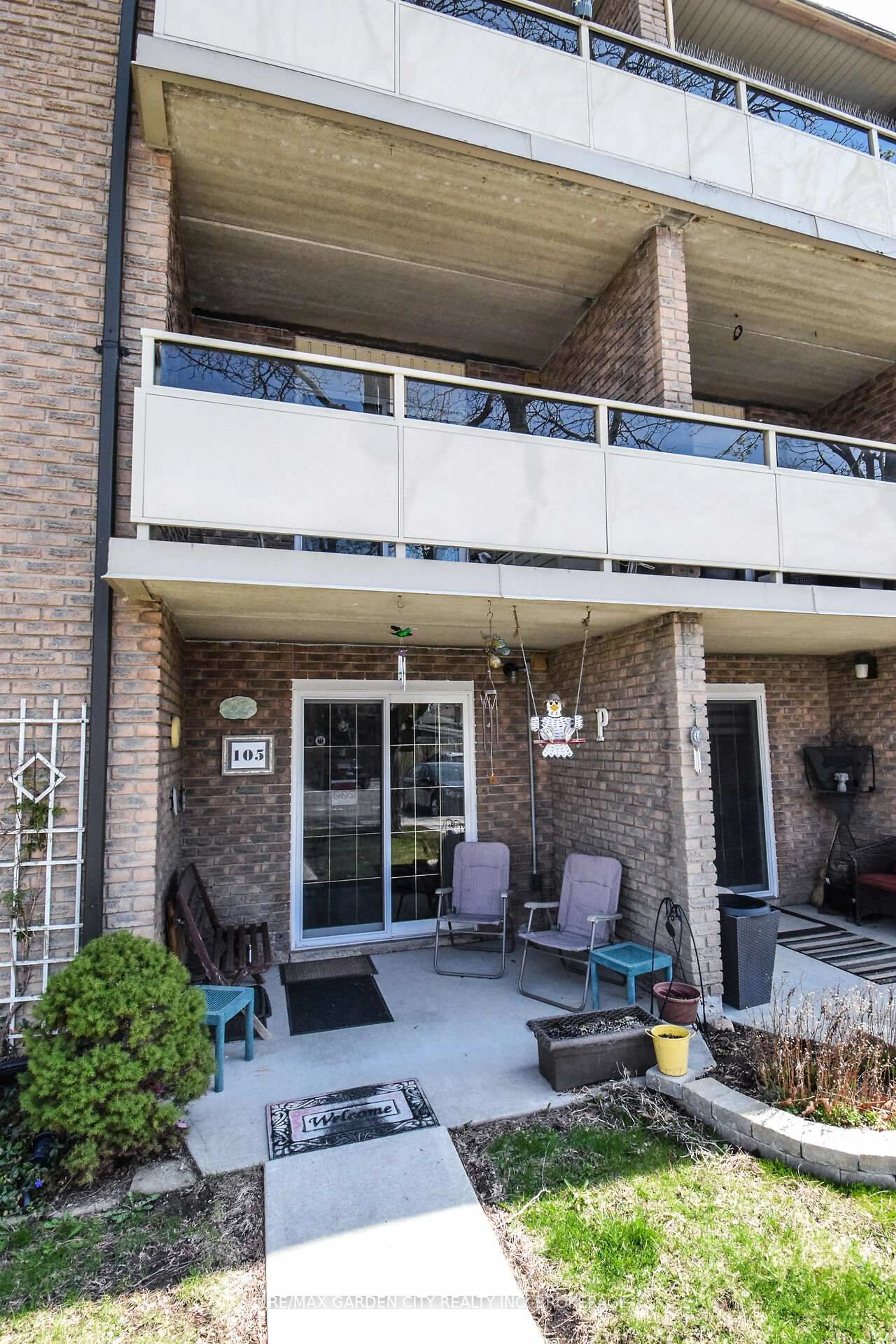 Patio, unknown for 41 Rykert St #105, St. Catharines Ontario L2S 3A4