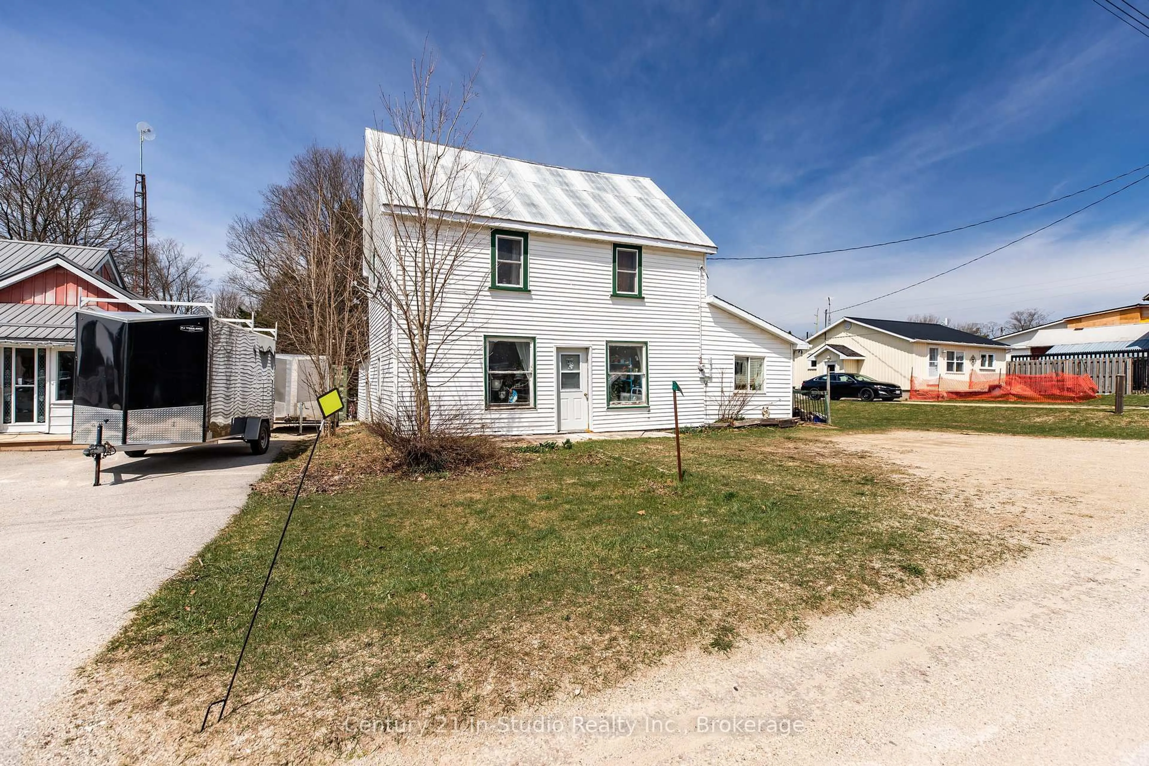 A pic from outside/outdoor area/front of a property/back of a property/a pic from drone, street for 580307 Sideroad 60 N/A, Chatsworth Ontario N0H 1C0