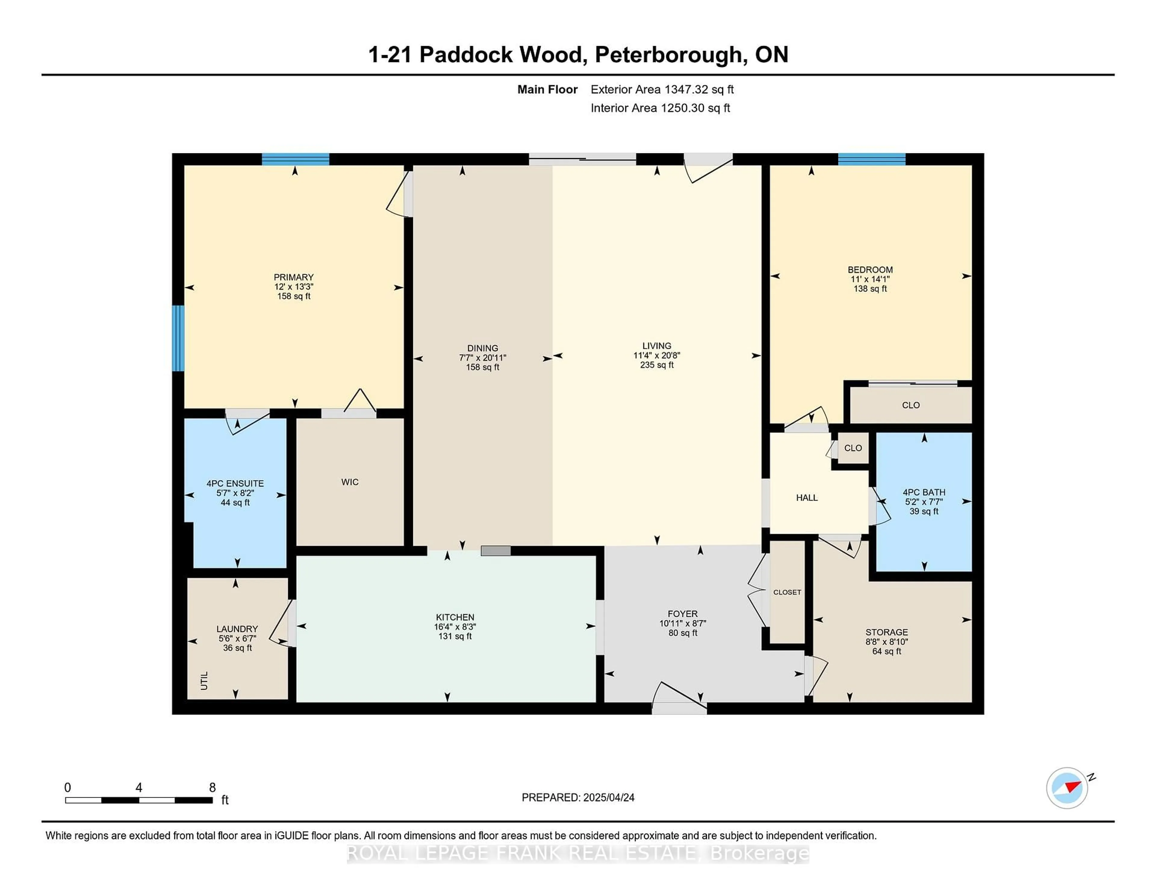 Floor plan for 21 Paddock Wood N/A #1, Peterborough East Ontario K9H 7H2