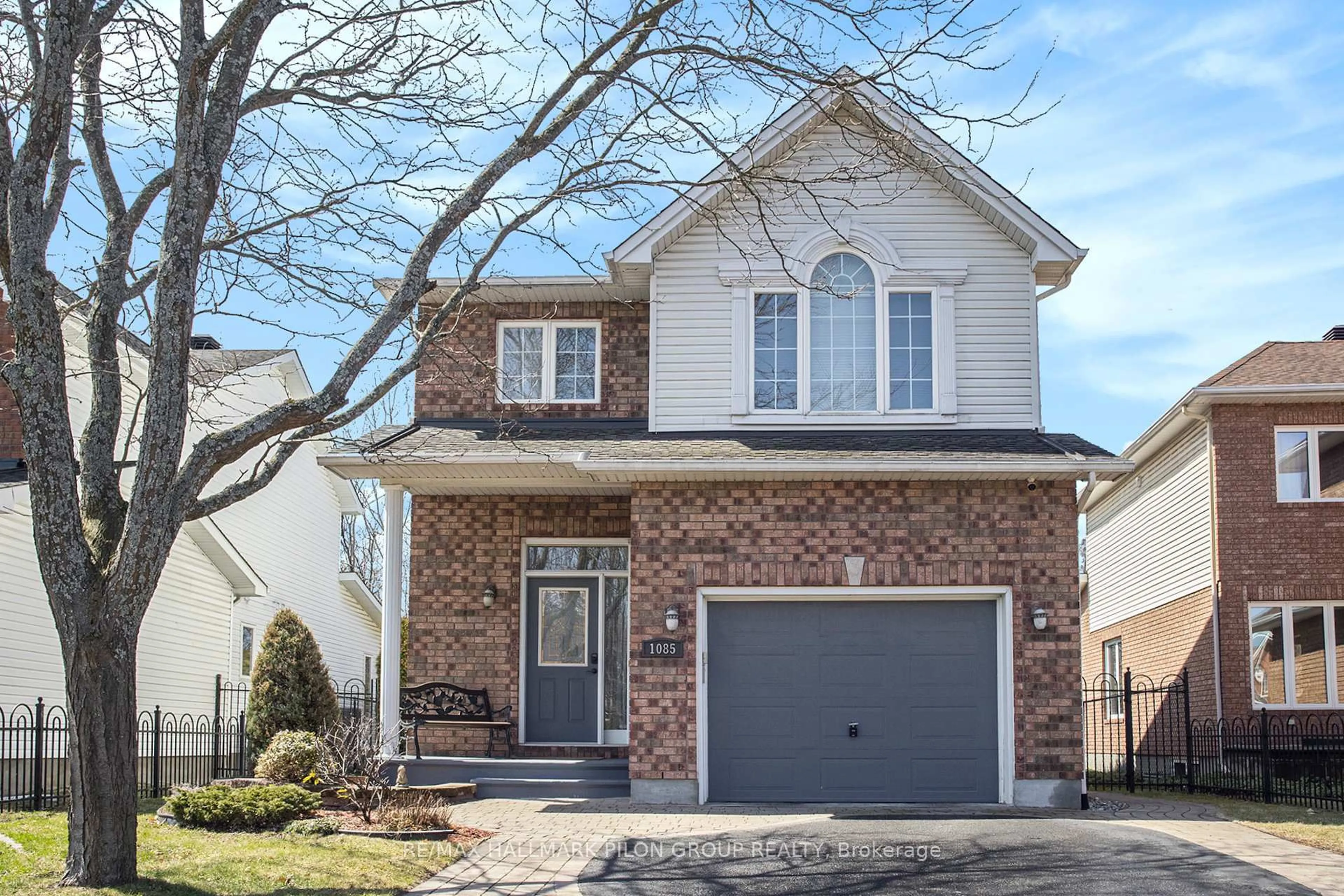 Home with brick exterior material, street for 1085 Ambercrest St, Ottawa Ontario K1J 1G3