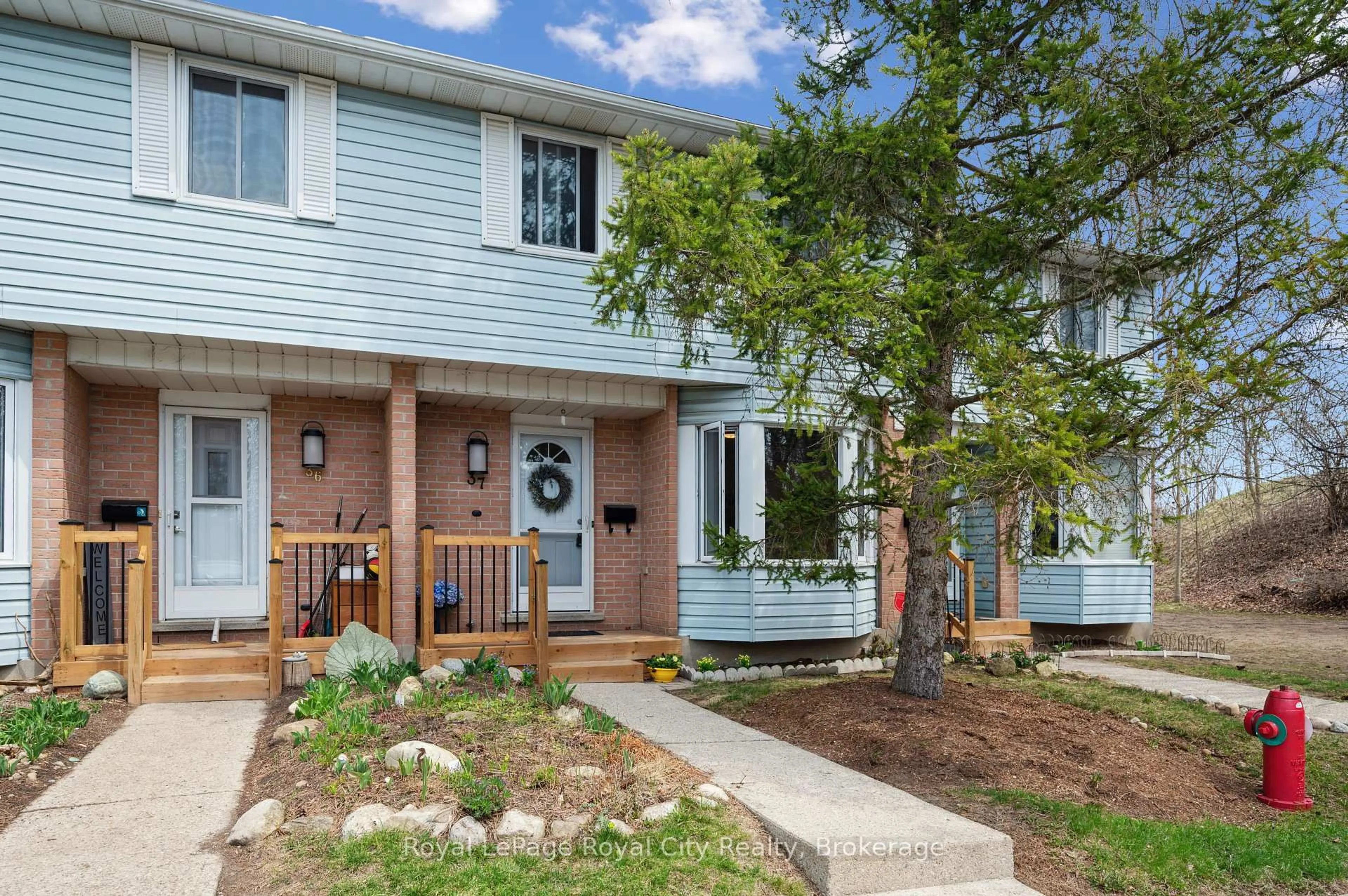 Home with vinyl exterior material, street for 80 Ferman Dr #37, Guelph Ontario N1H 8B3