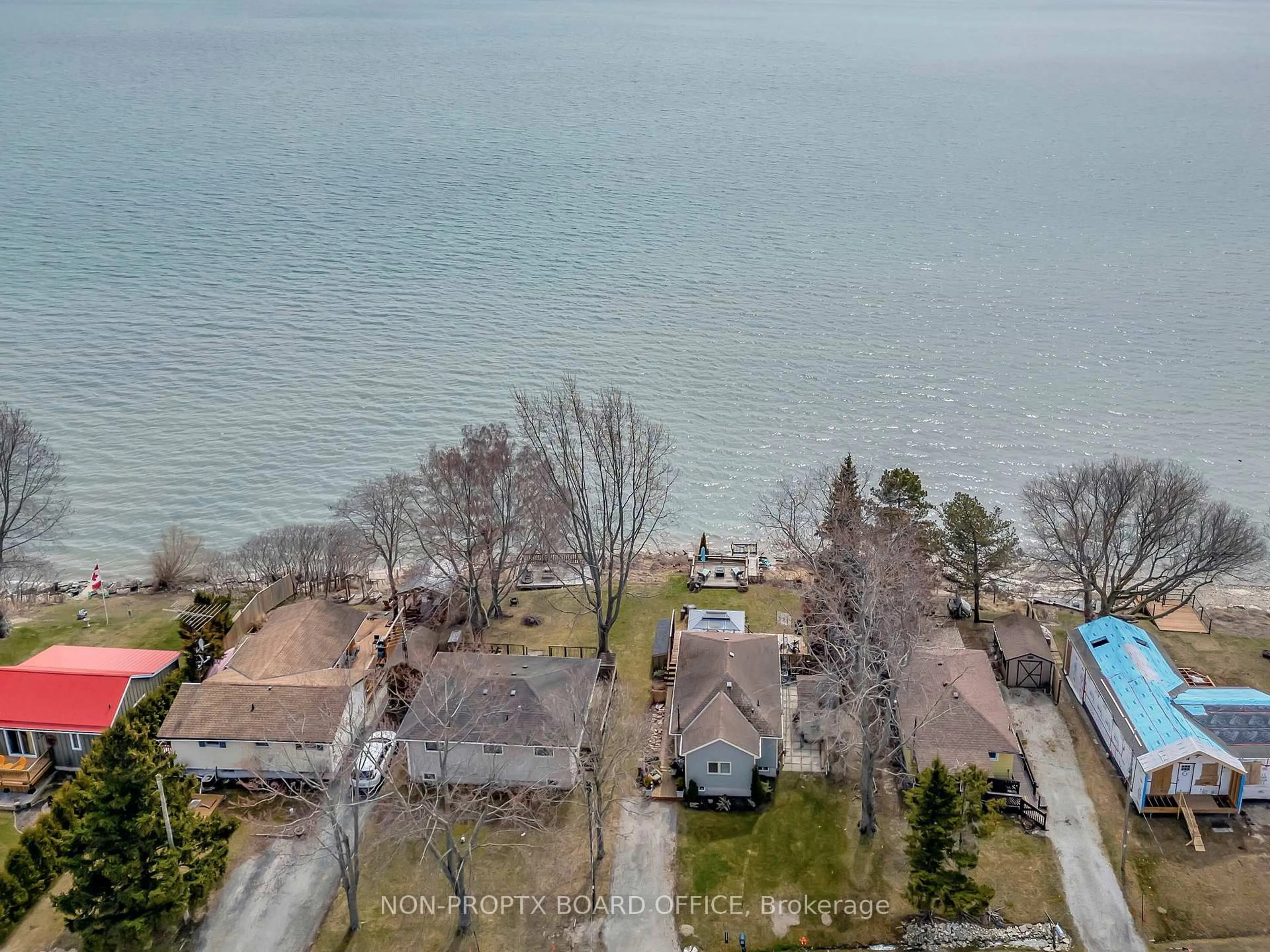 A pic from outside/outdoor area/front of a property/back of a property/a pic from drone, water/lake/river/ocean view for 968 South Coast Dr, Haldimand Ontario N0A 1L0