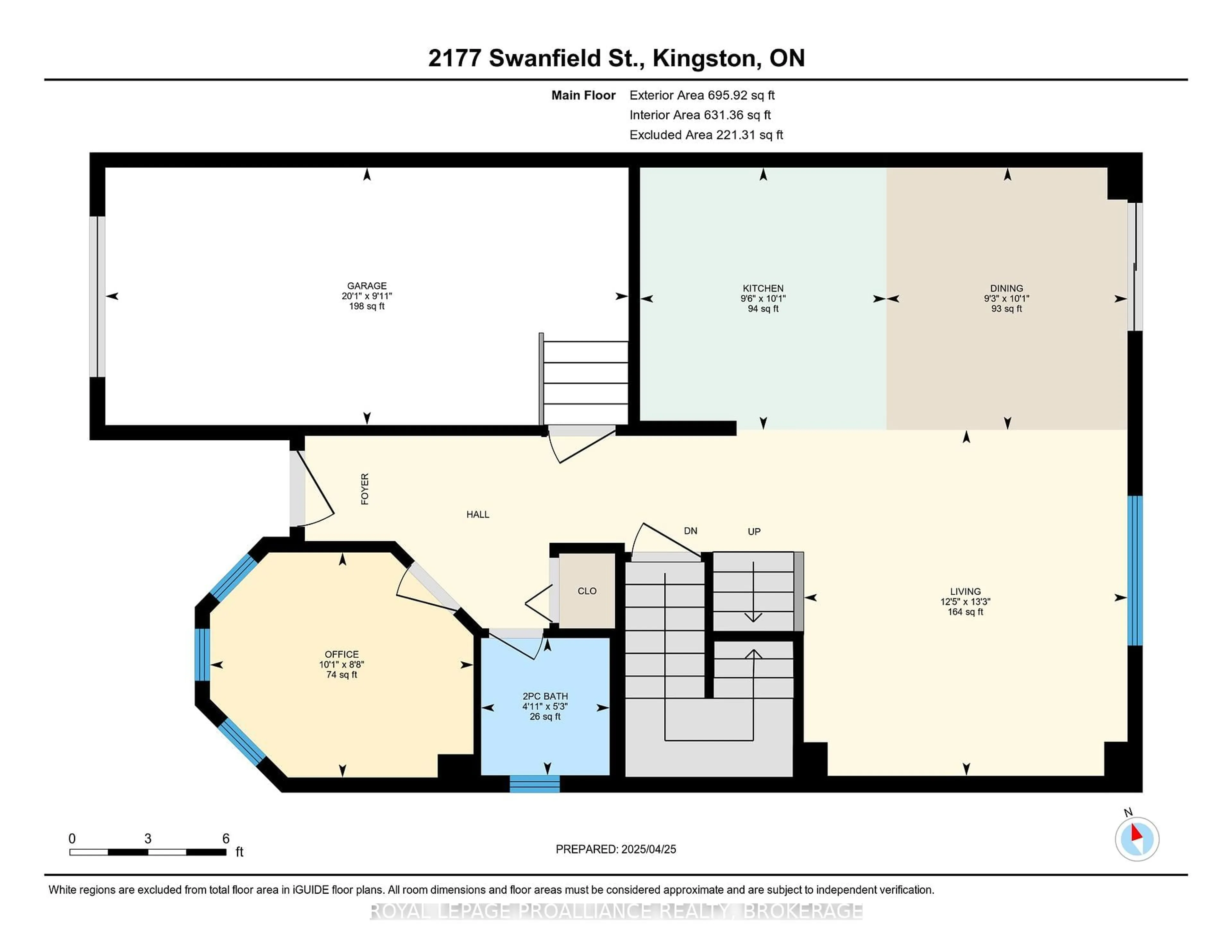 Floor plan for 2177 Swanfield St, Kingston Ontario K7M 0A9