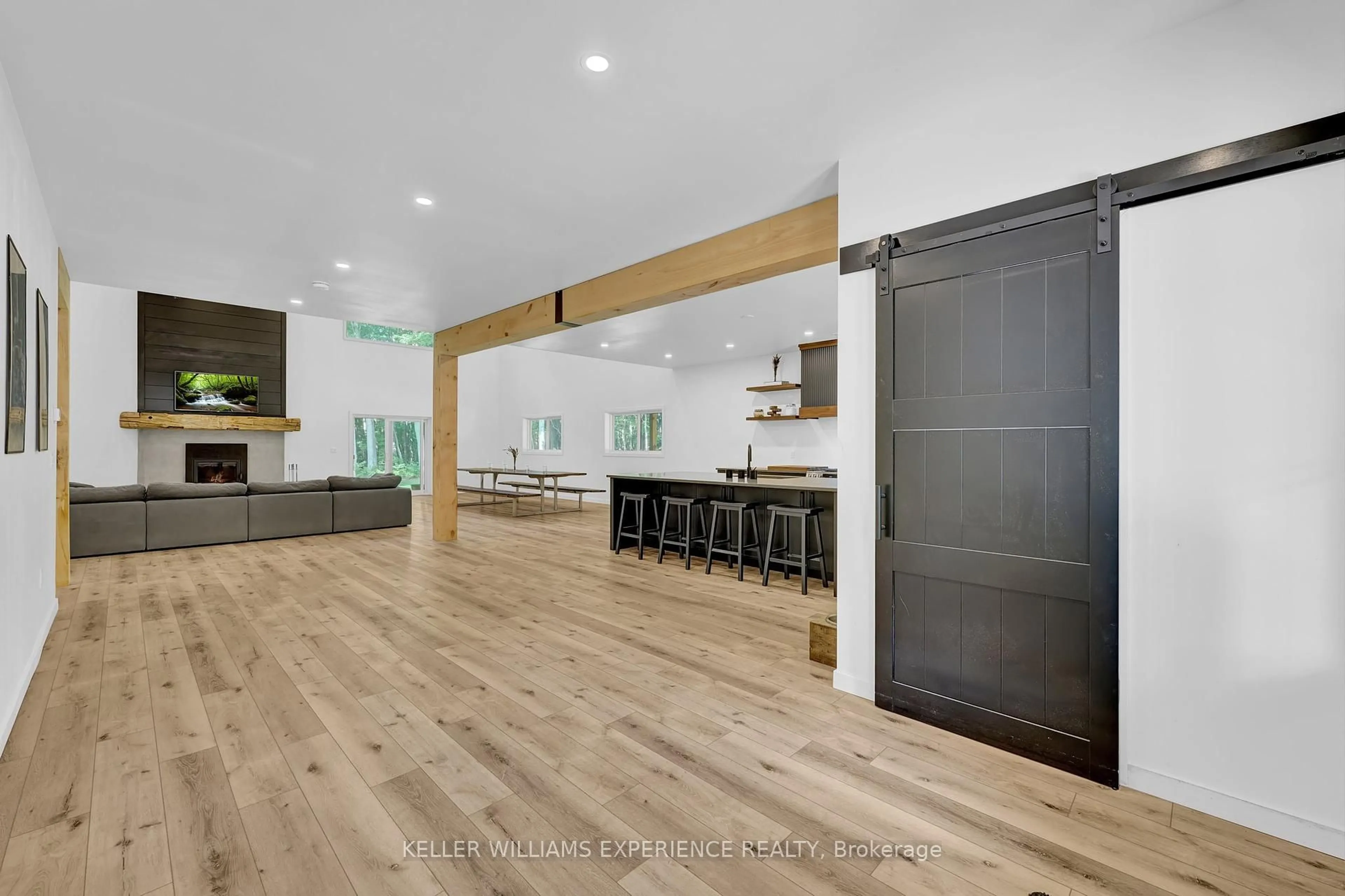 Open concept kitchen, wood/laminate floor for 186 Christie St, Southgate Ontario N0C 1B0