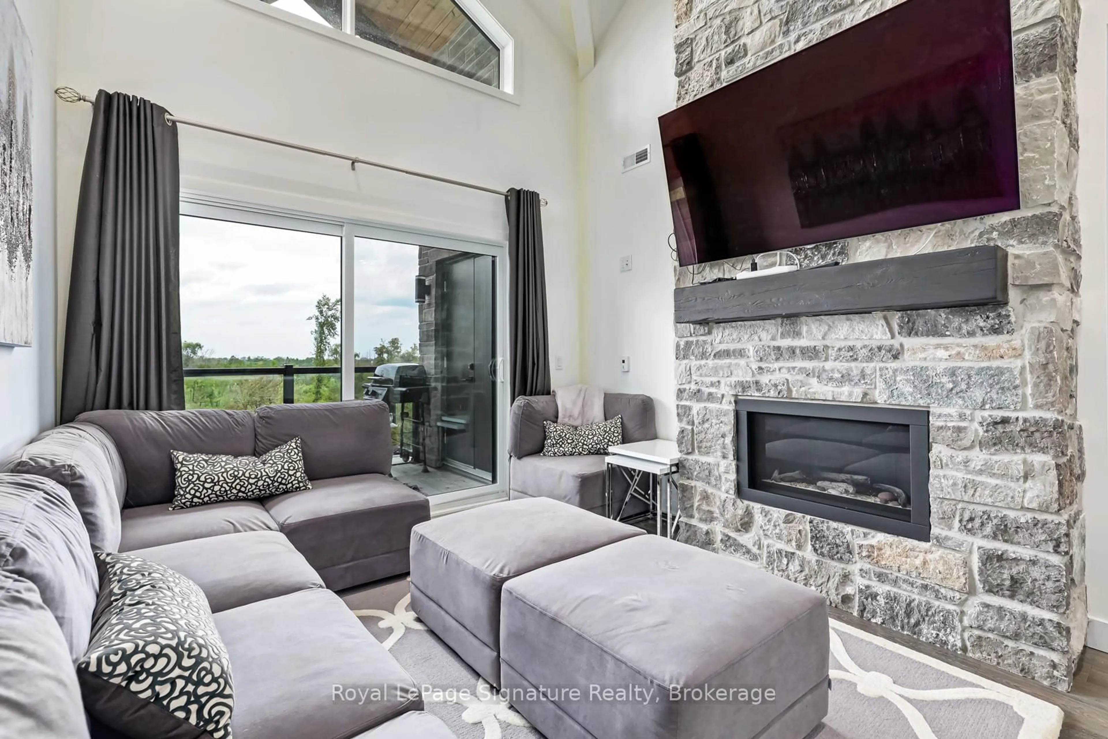 Living room with furniture, unknown for 12 Beausoleil Lane ##304, Blue Mountains Ontario L9Y 2X5