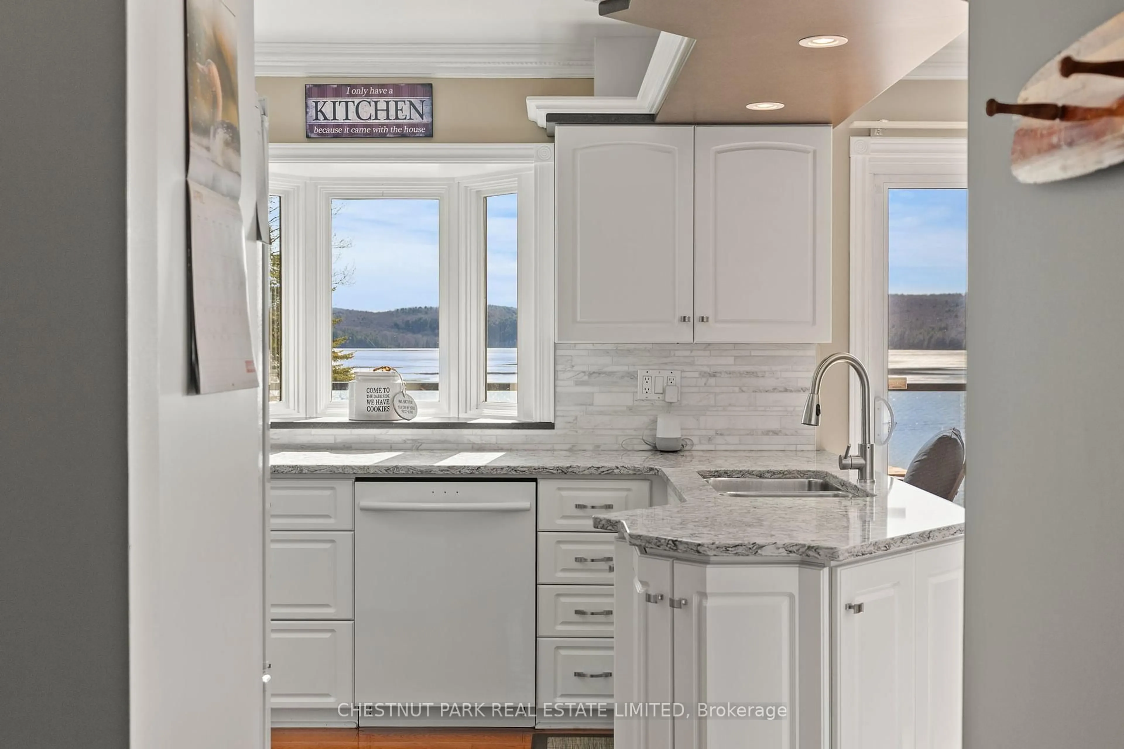 Contemporary kitchen, ceramic/tile floor for 1168 Curry Rd, Dysart et al Ontario K0M 1S0