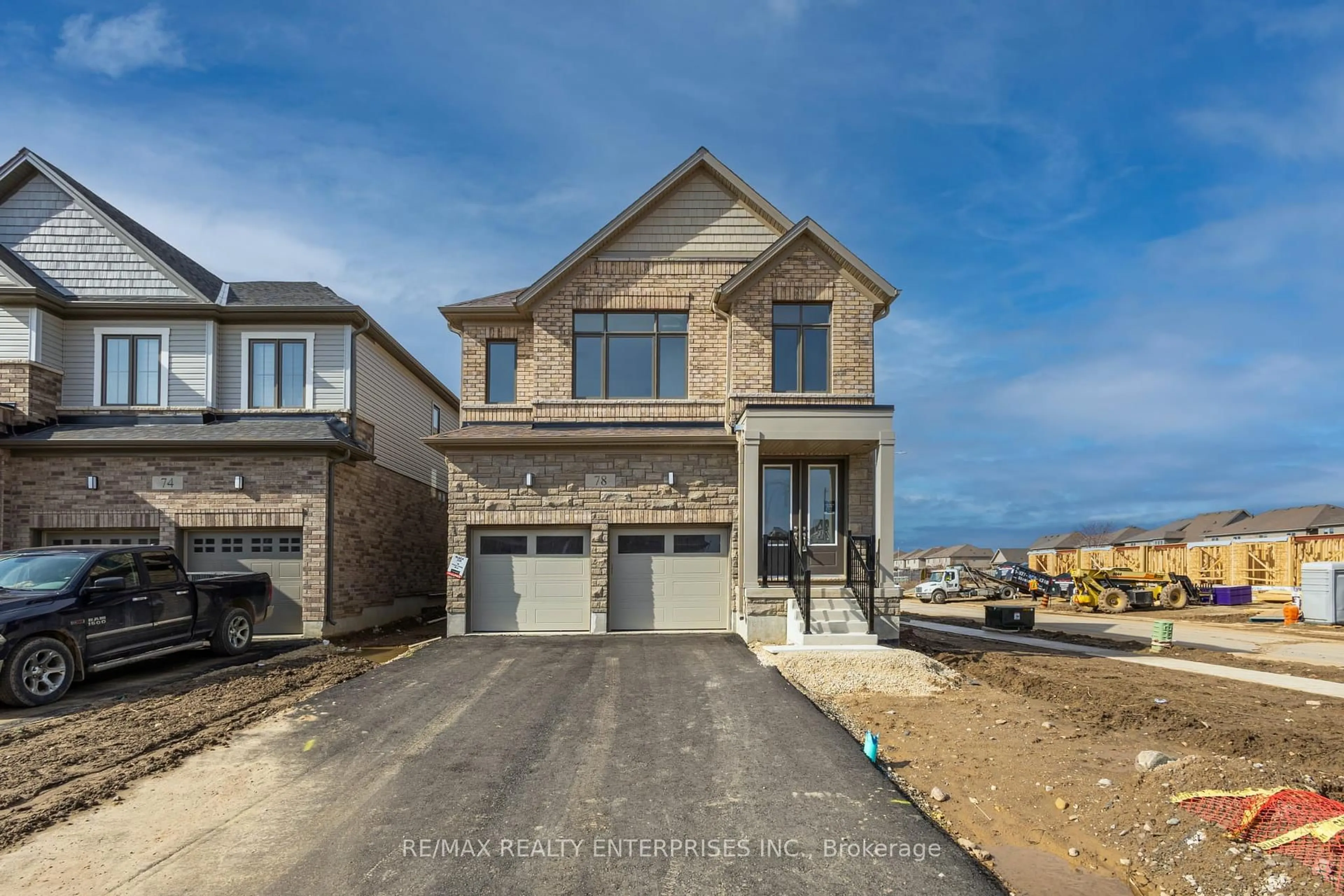 Home with brick exterior material, street for 78 Prince Philip Blvd, North Dumfries Ontario N0B 1E0