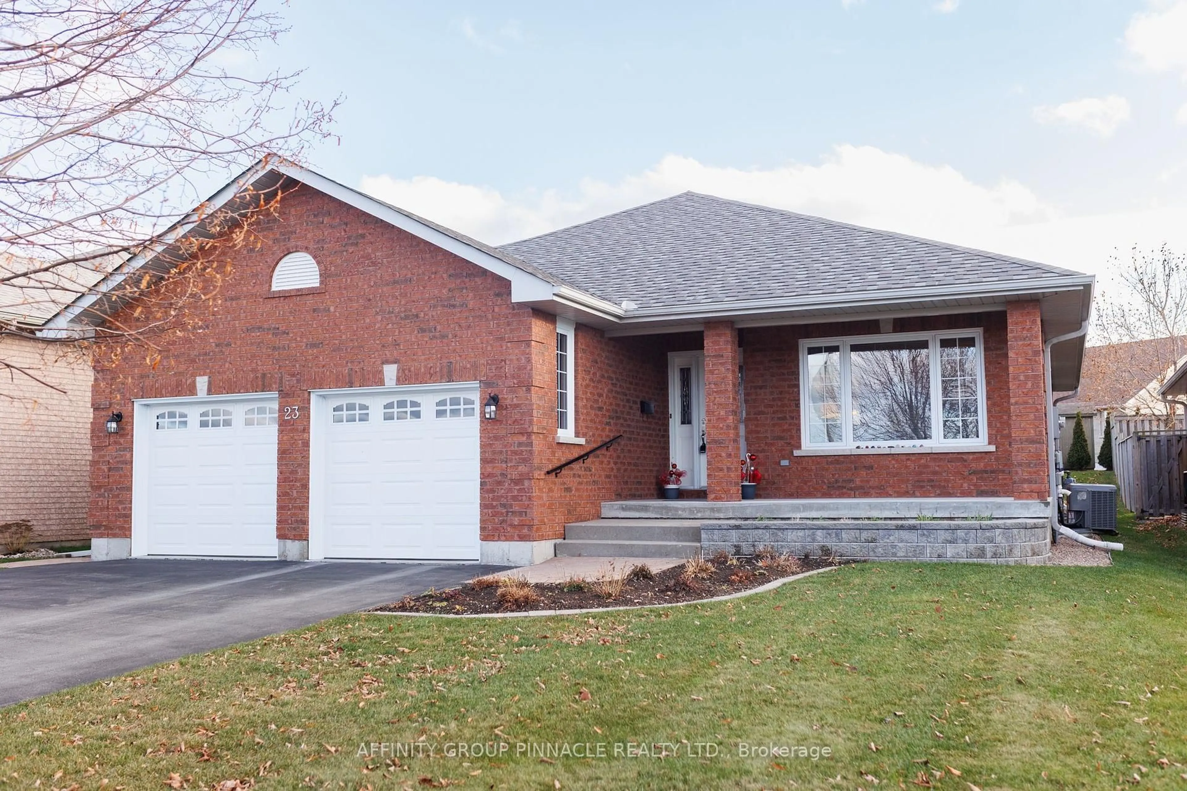 Home with brick exterior material, street for 23 Denfield Rd, Kawartha Lakes Ontario K9V 0B5