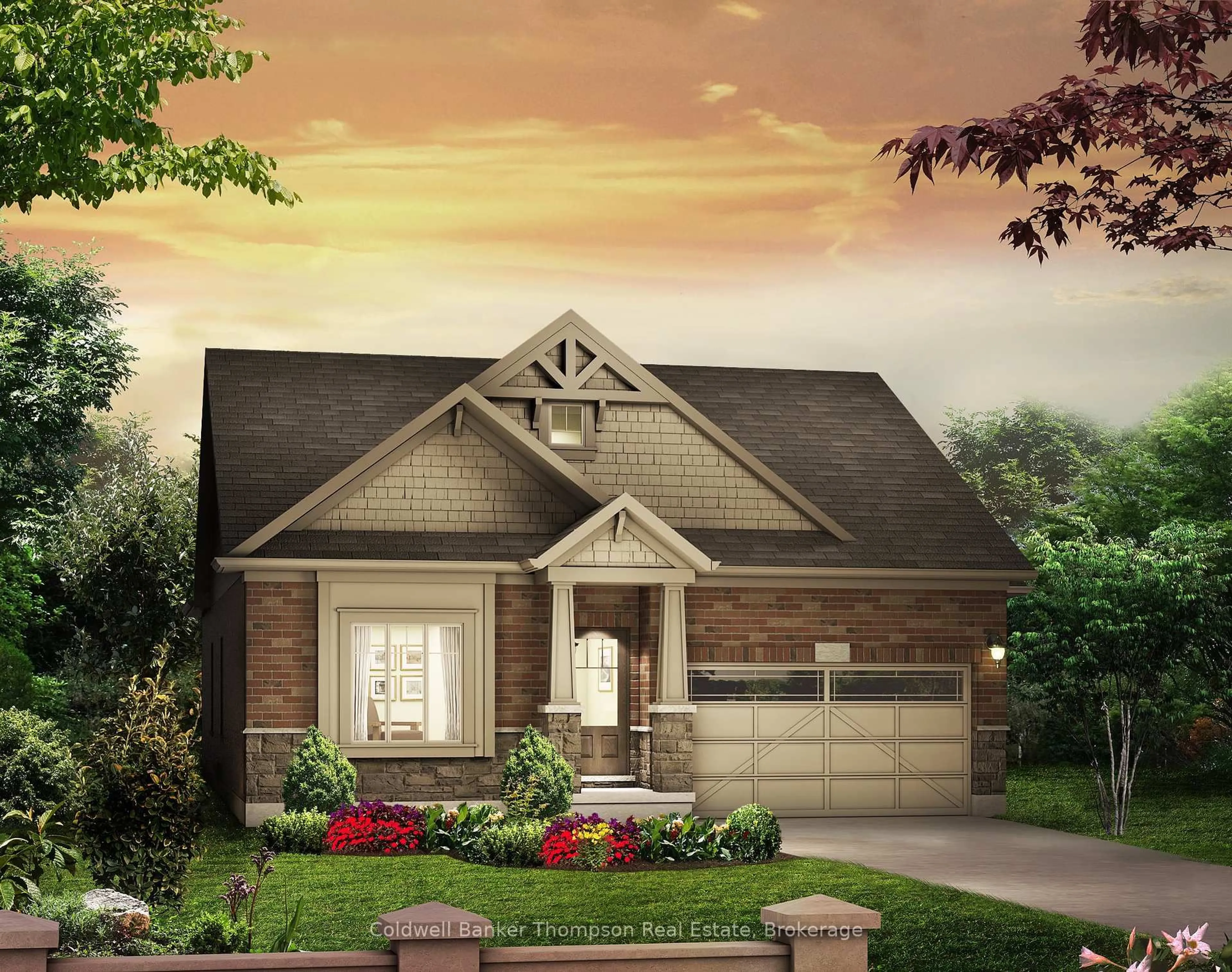Home with brick exterior material, street for 1 Green Dr, Huntsville Ontario P1H 0K7