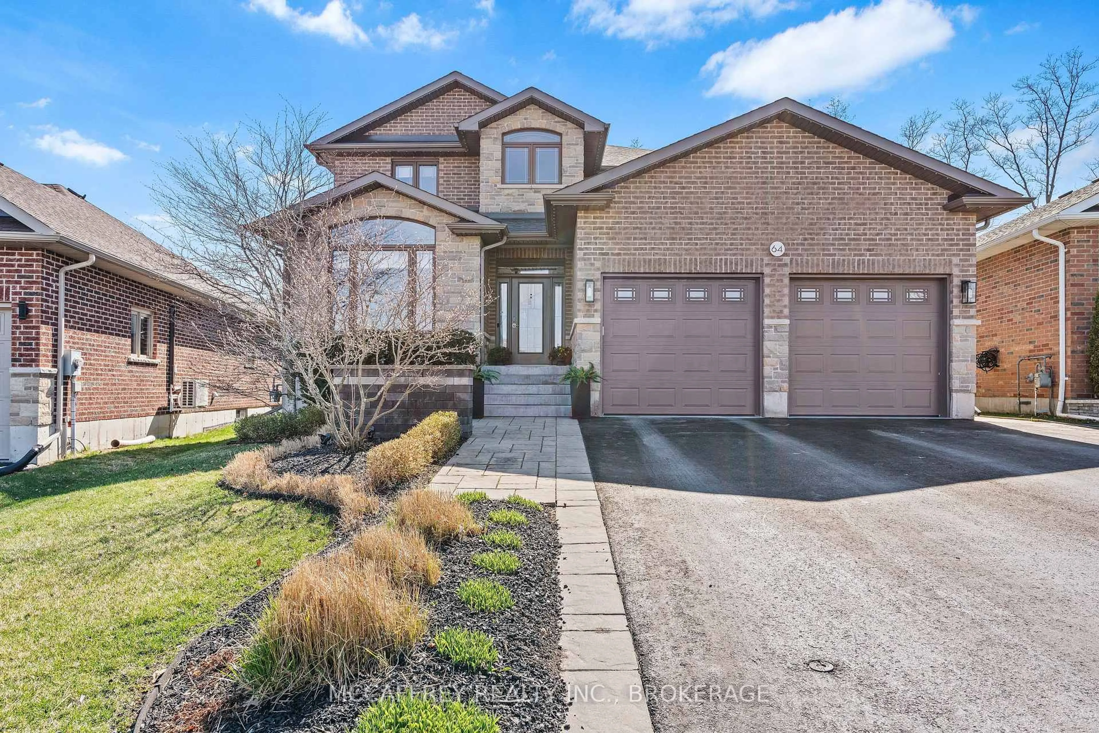 Home with brick exterior material, street for 64 Ashwood Cres, Greater Napanee Ontario K7R 0B1