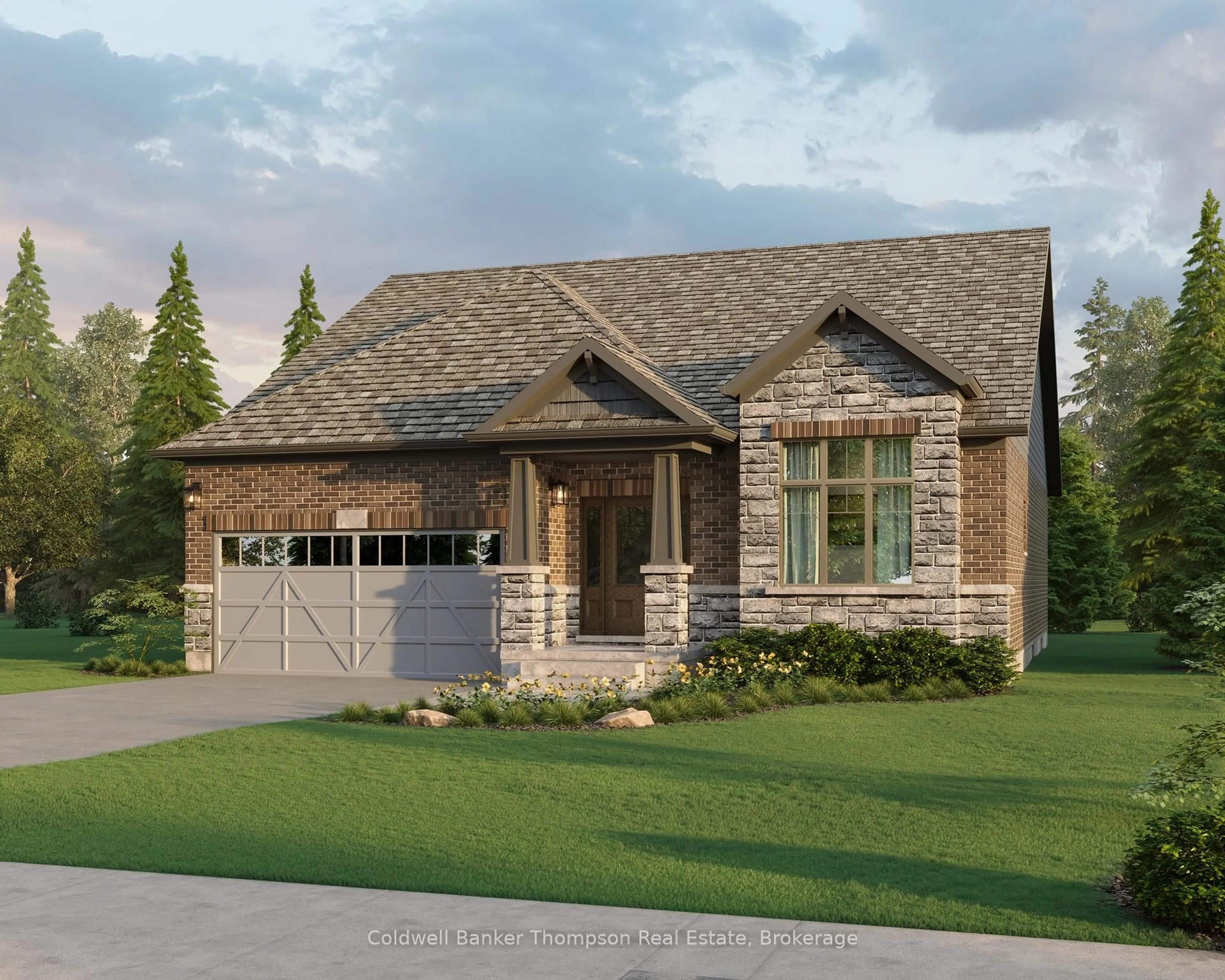 Home with brick exterior material, street for 3 Green Dr, Huntsville Ontario P1H 0K7