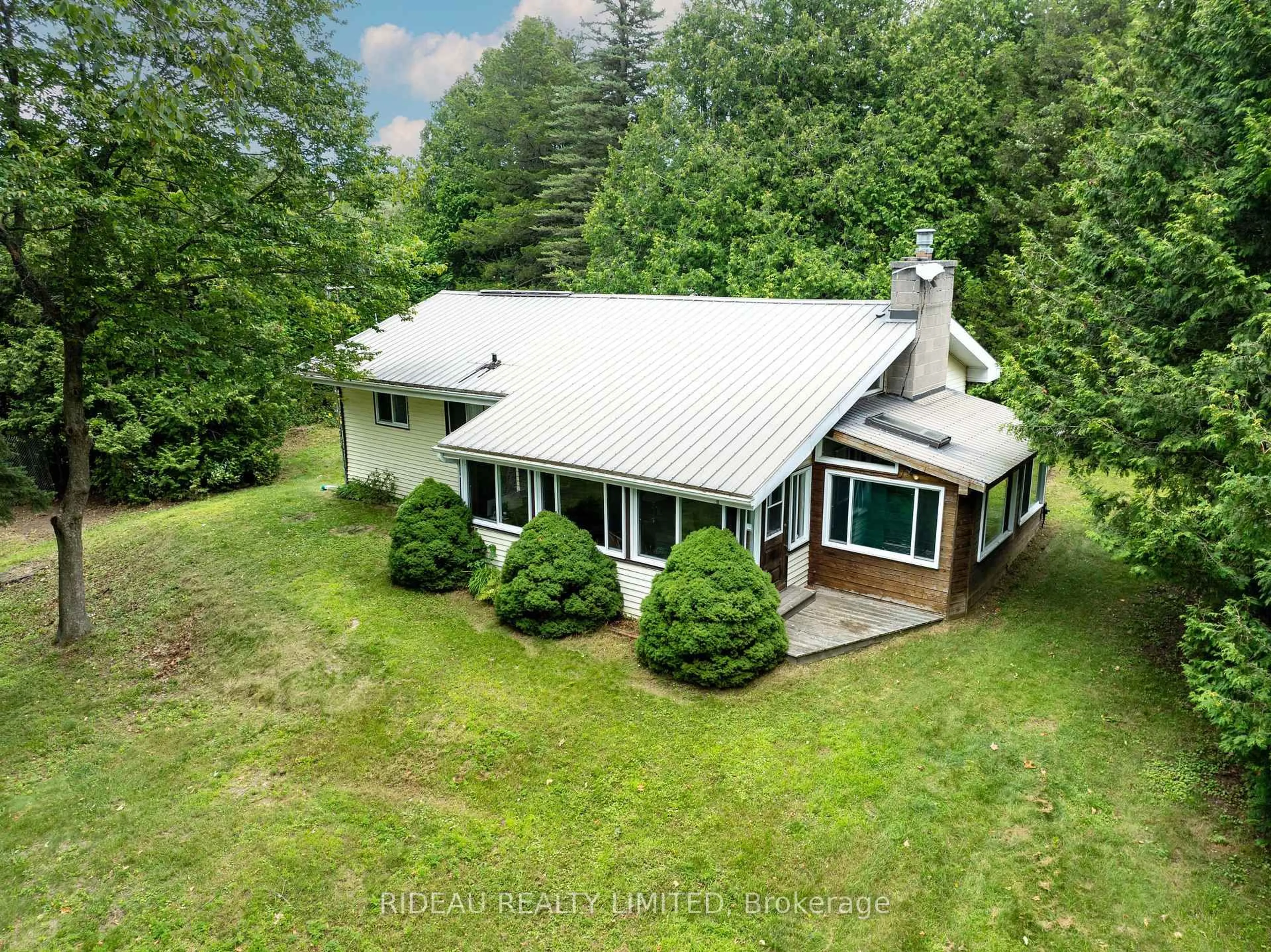 A pic from outside/outdoor area/front of a property/back of a property/a pic from drone, unknown for 286 Sheldon Rd, Rideau Lakes Ontario K0G 1V0